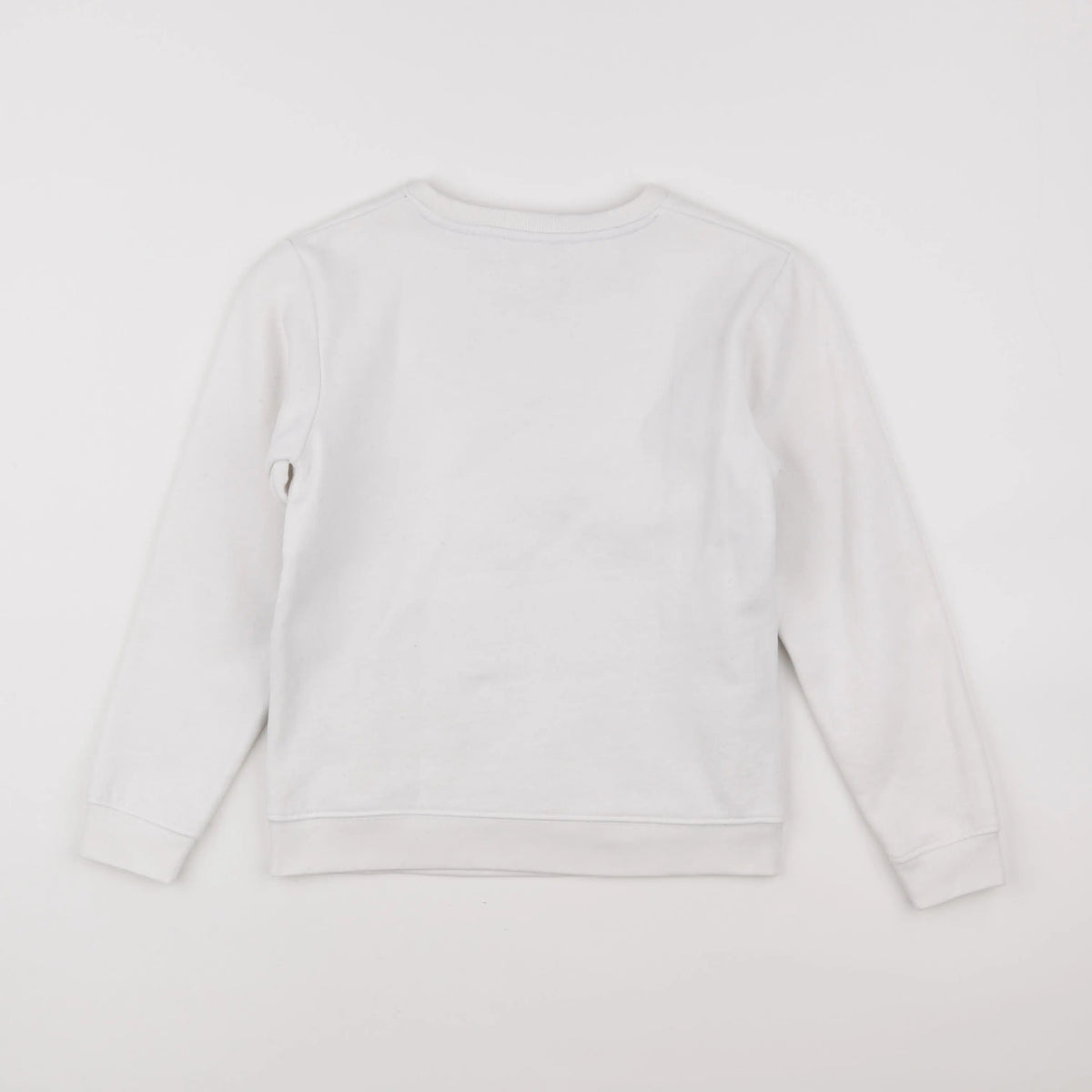 Vertbaudet - sweat blanc - 10 ans