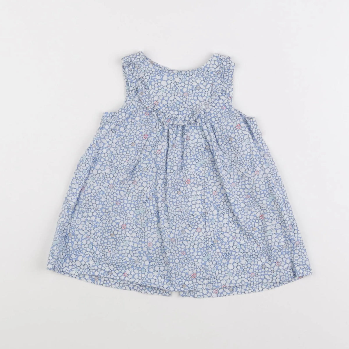 Jacadi - robe liberty bleu - 12 mois