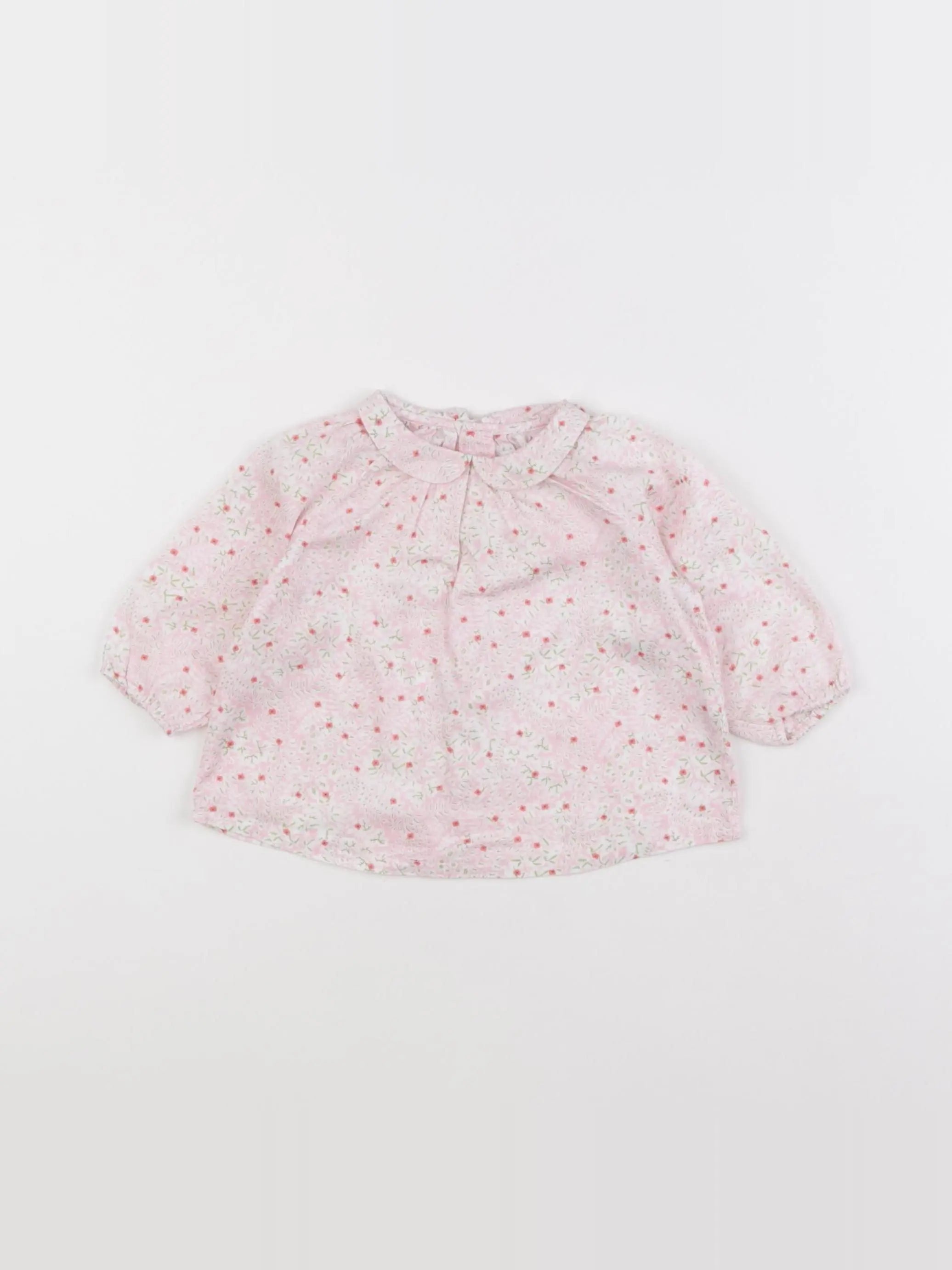 Boutchou - blouse rose - 6 mois