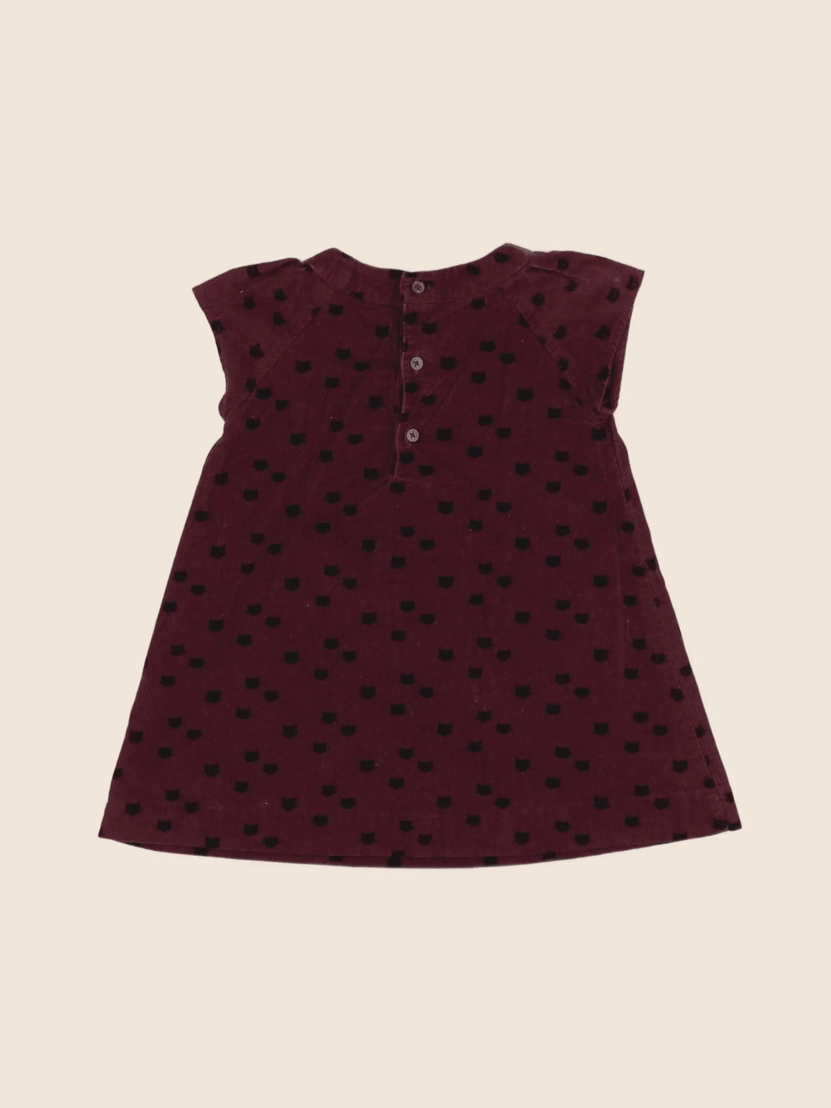 Boutchou - robe rouge - 12 mois