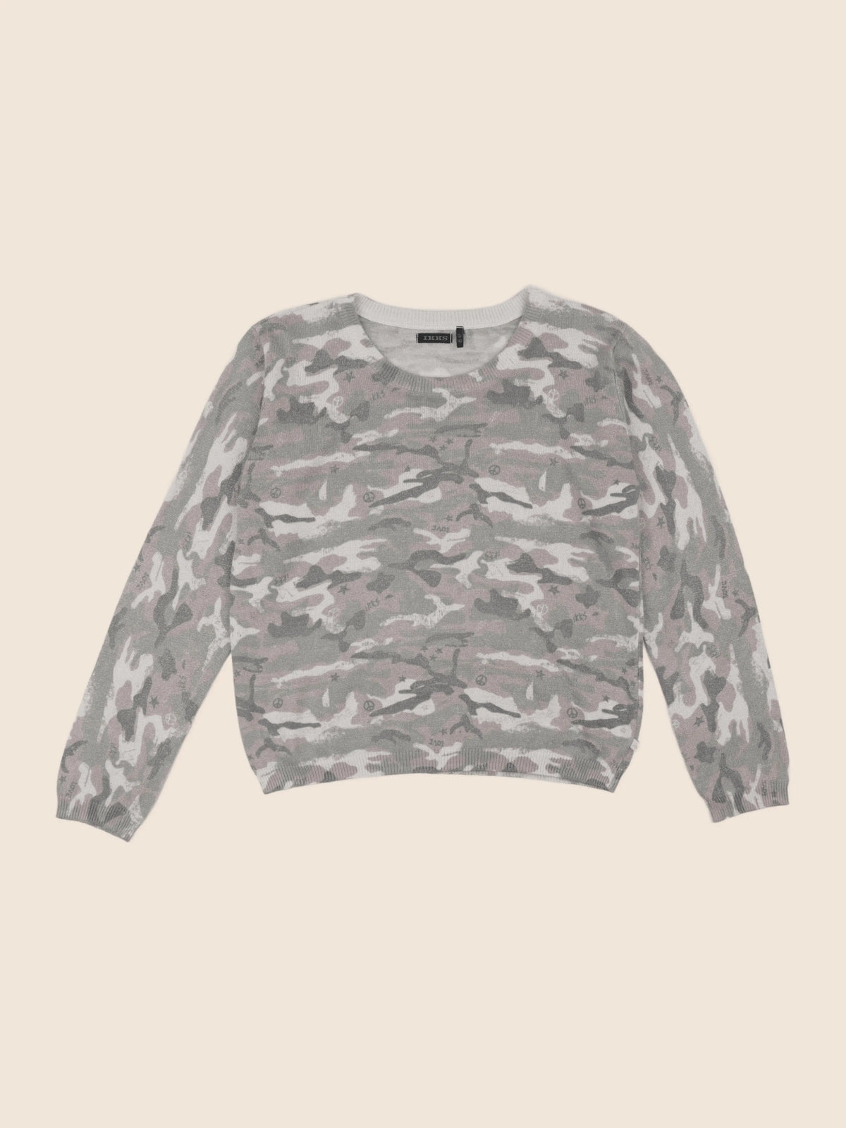 IKKS - pull vert, marron - 10 ans