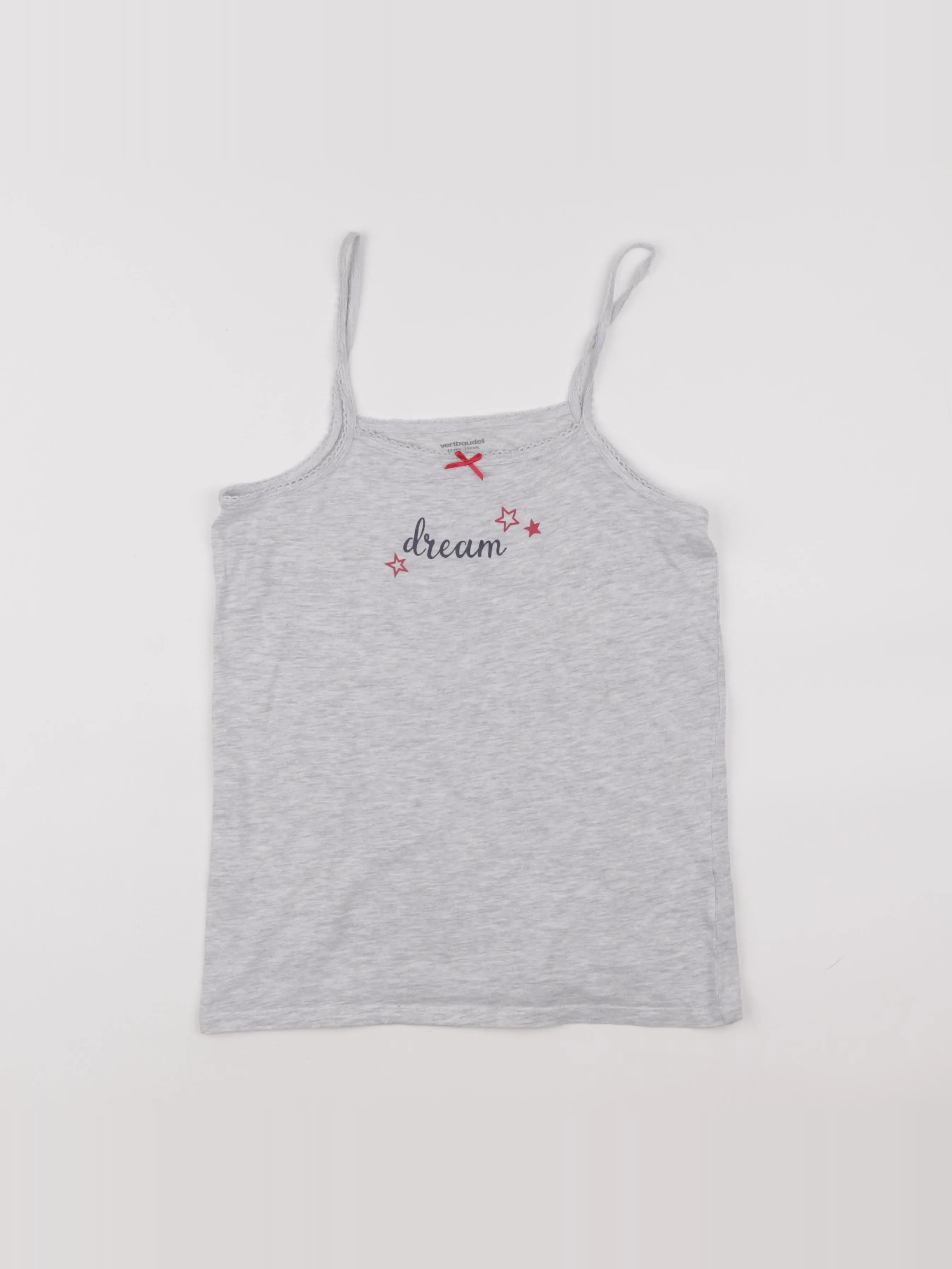 Vertbaudet - maillot de corps gris - 12 ans