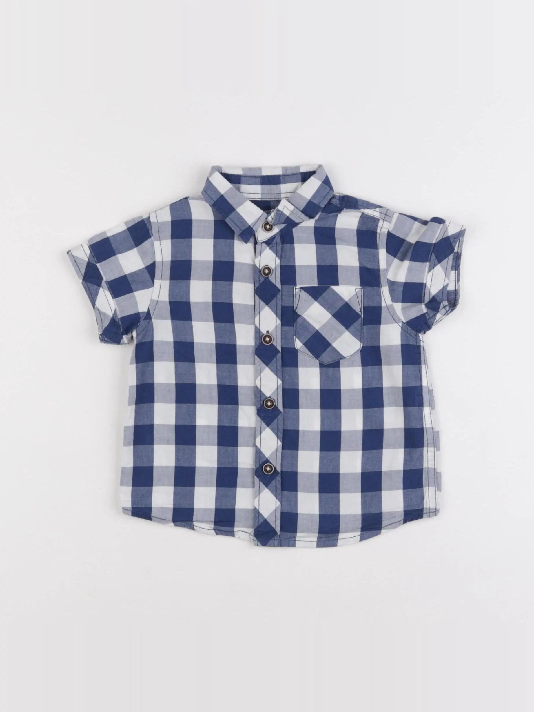 Zippy - chemise blanc, bleu - 9/12 mois