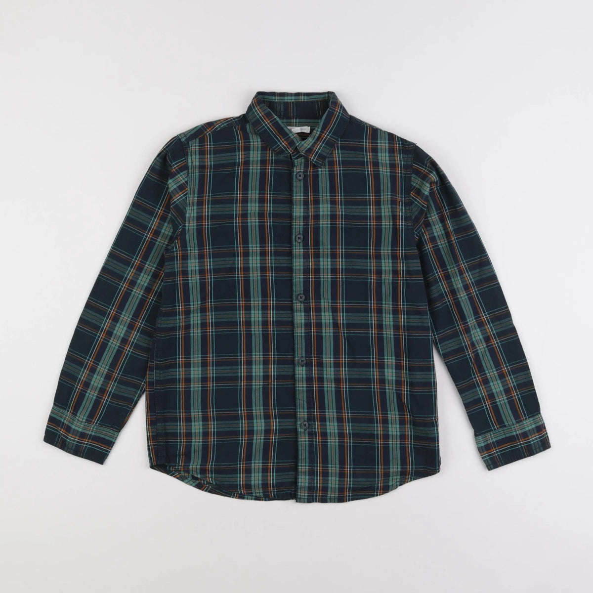 Vertbaudet - chemise vert - 10 ans