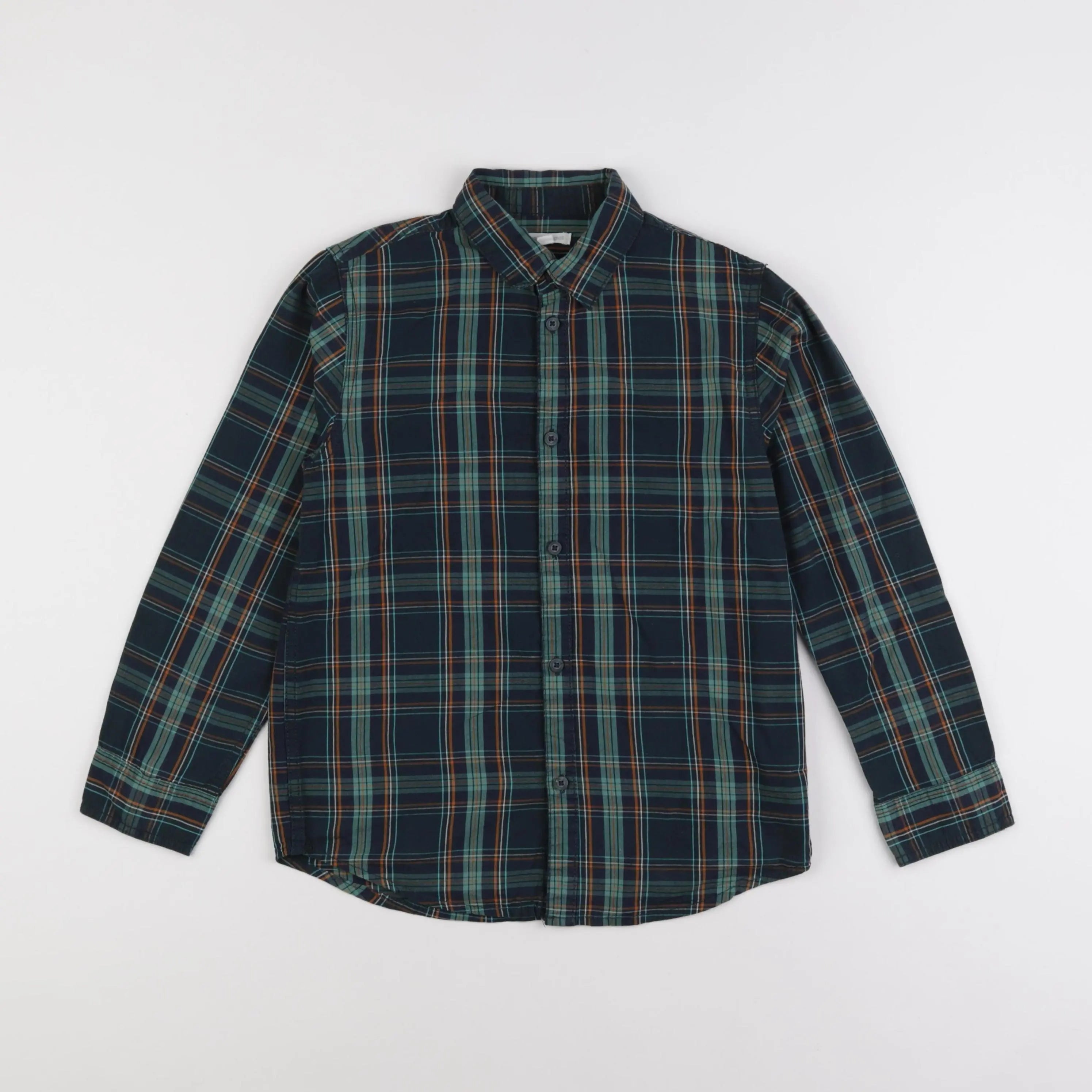 Vertbaudet - chemise vert - 10 ans