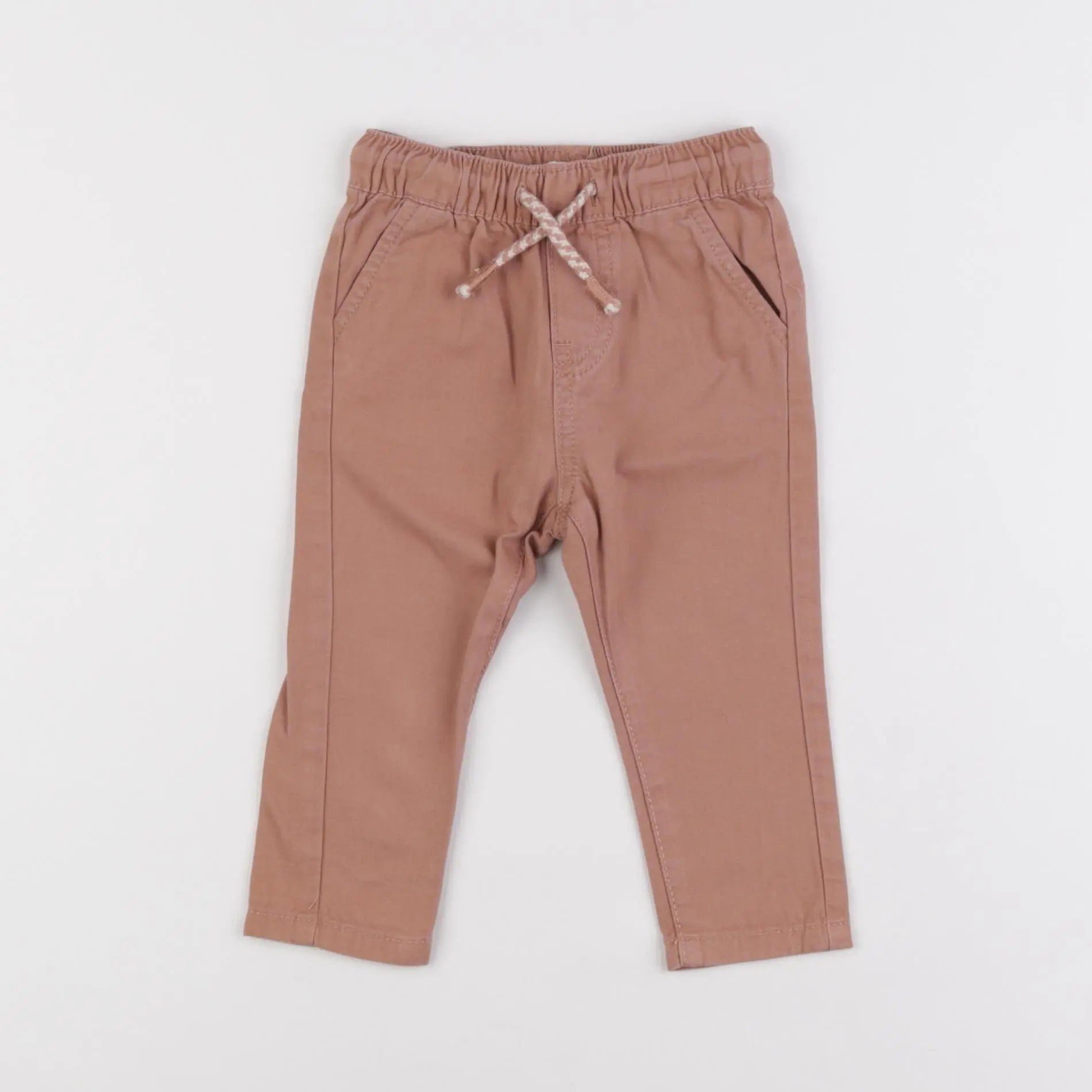 Vertbaudet - pantalon marron - 6 mois