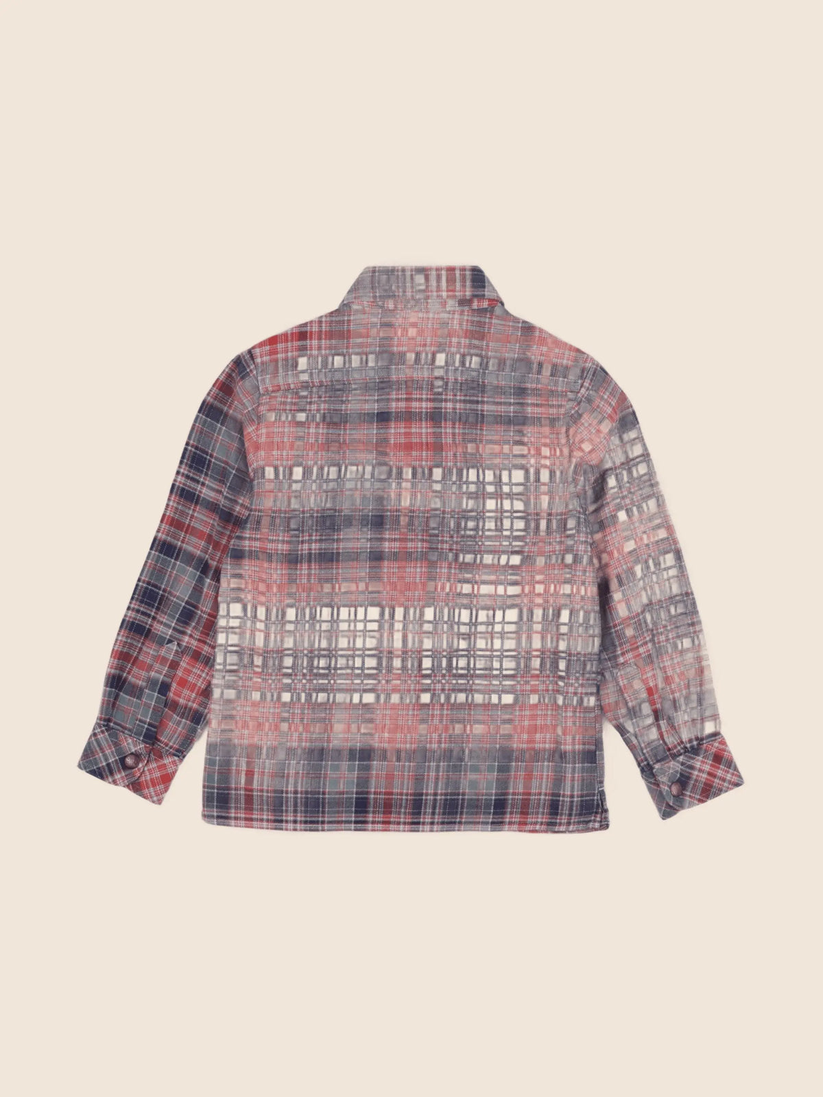 Bonton - chemise bleu, rouge - 4 ans