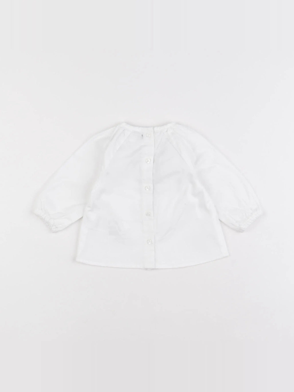 Vertbaudet - blouse blanc - 3 mois