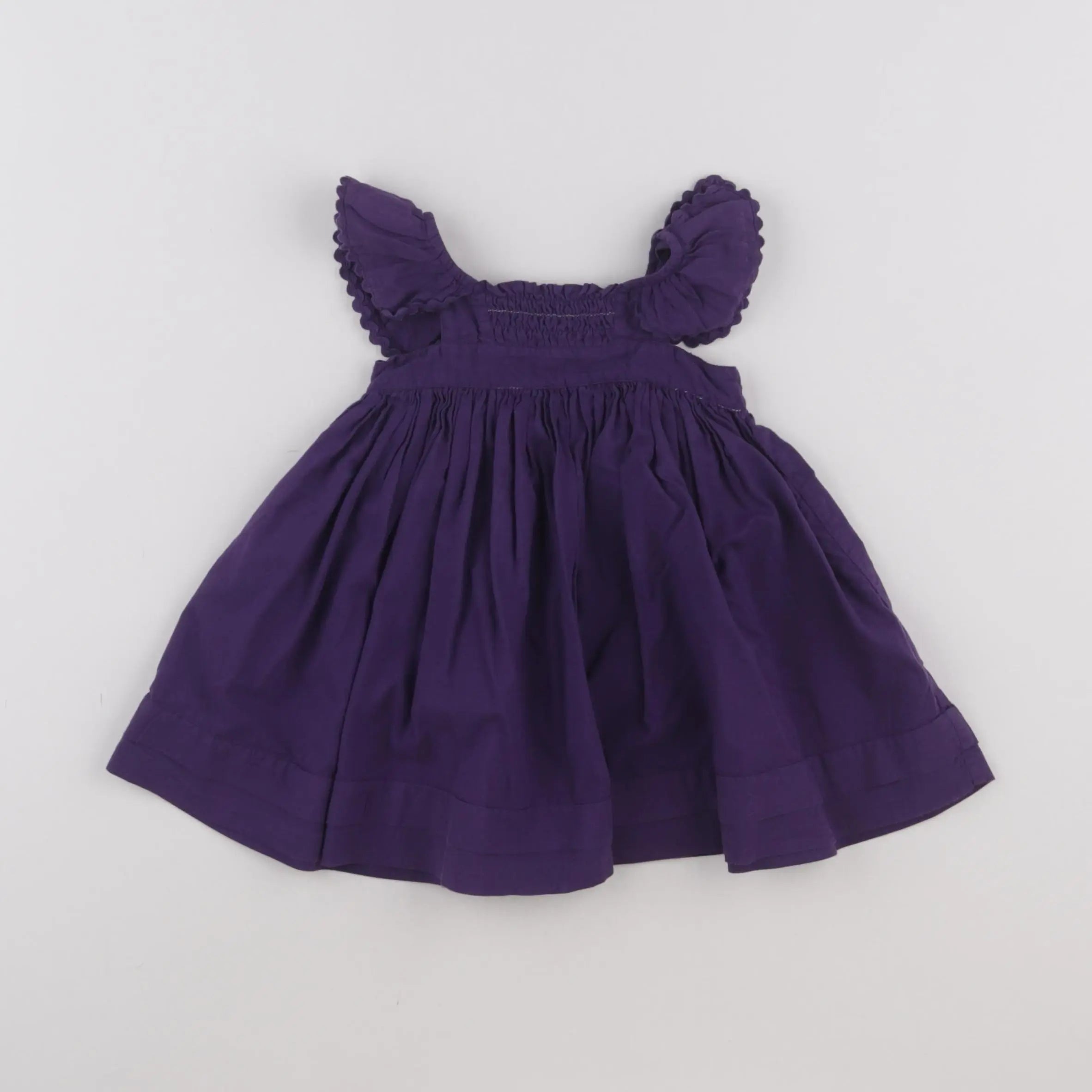 Bonton - robe violet - 6 mois