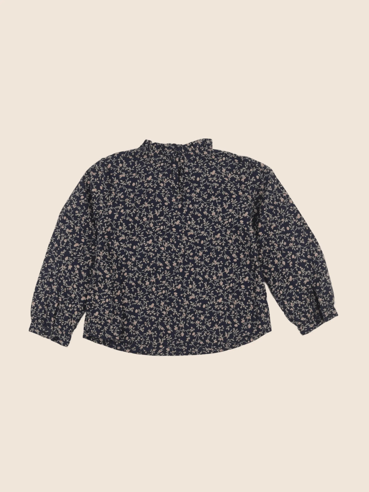 Vertbaudet - blouse bleu, beige - 10 ans