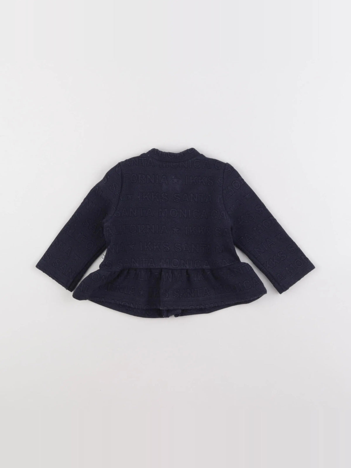 IKKS - sweat bleu - 6 mois