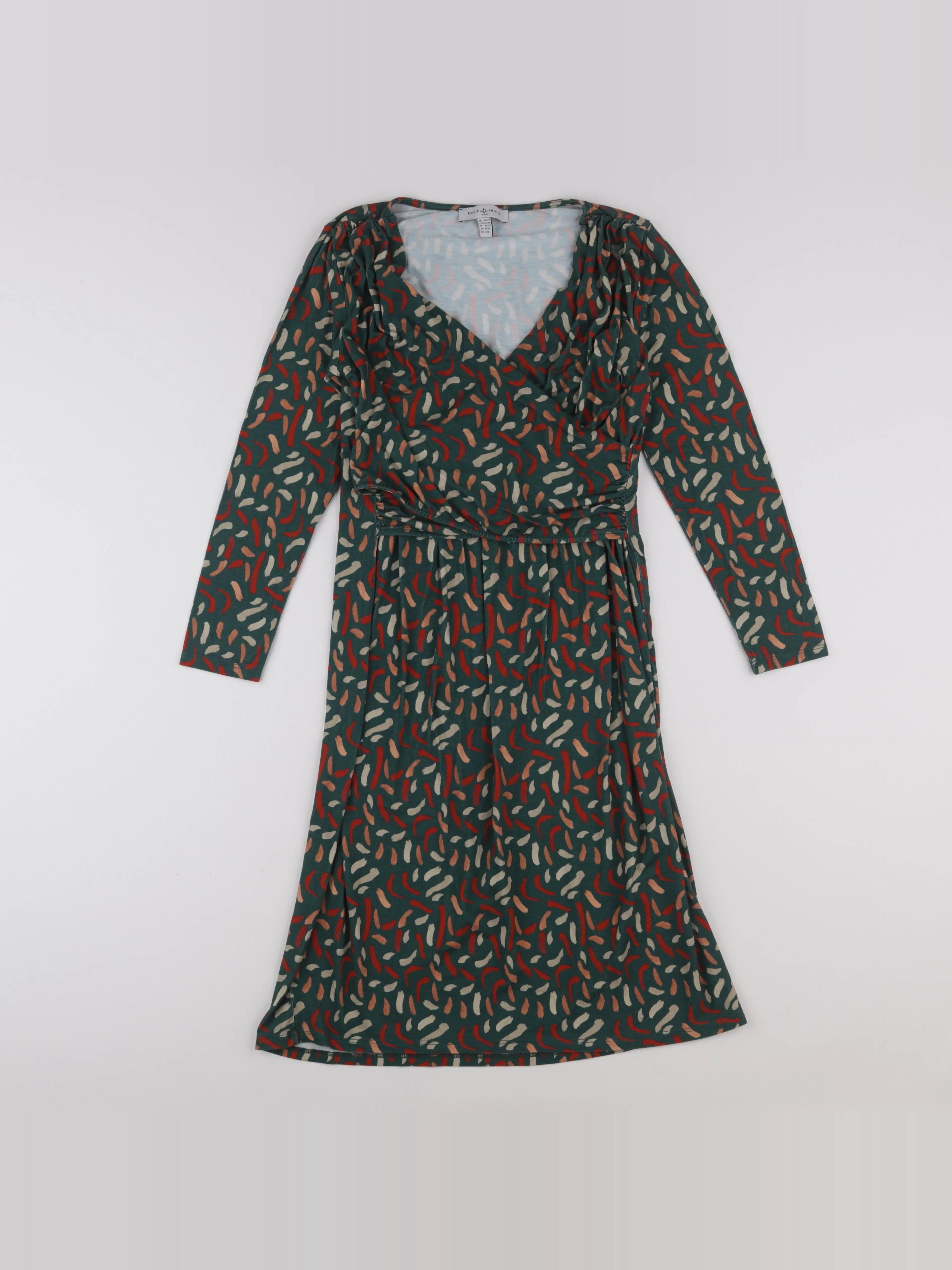 Envie de fraise - robe grossesse vert - 36 à 38