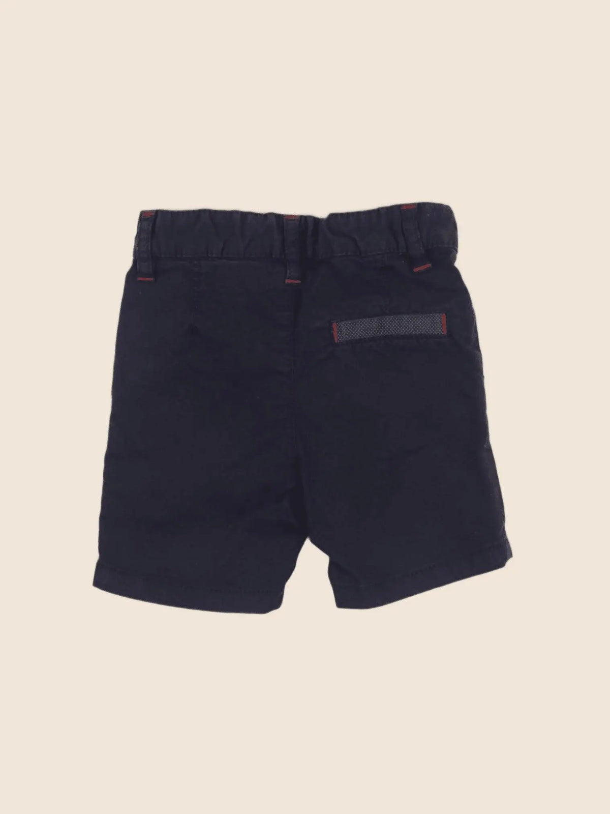 IKKS - short bleu - 6 mois