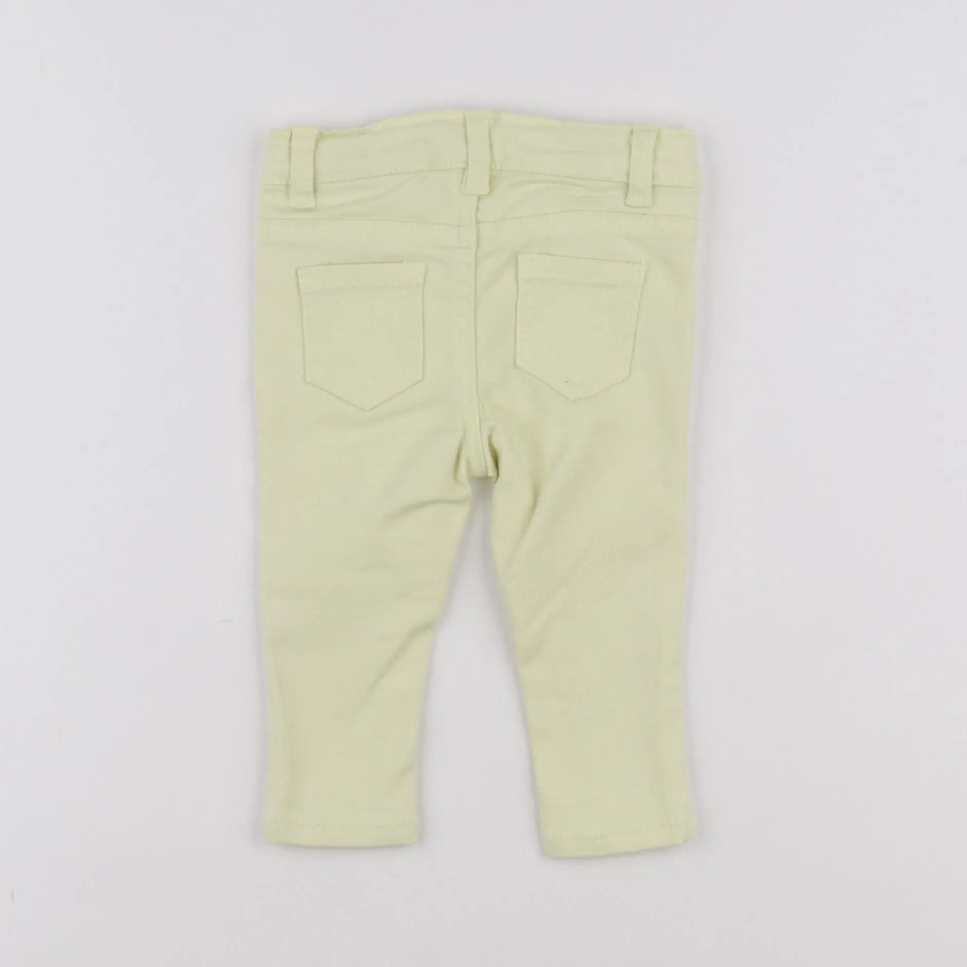 Vertbaudet - pantalon jaune - 6 mois