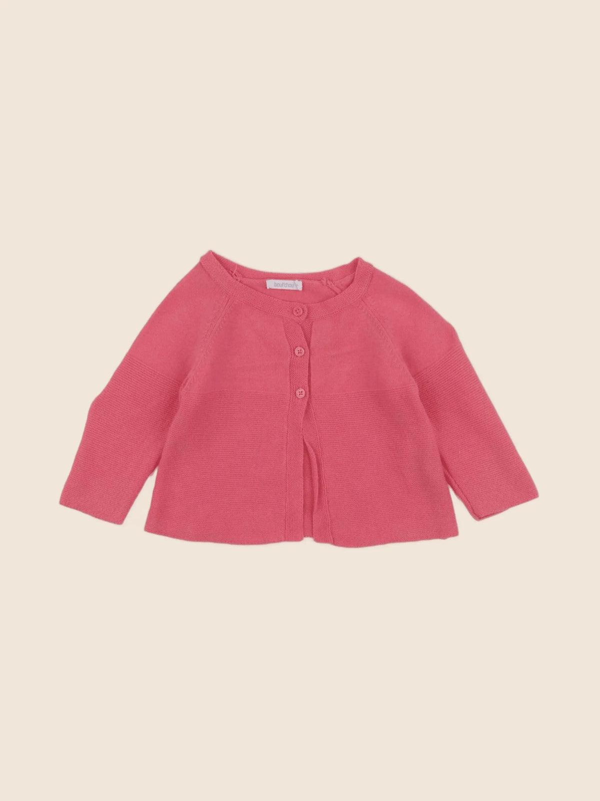 Boutchou - gilet rose - 6 mois