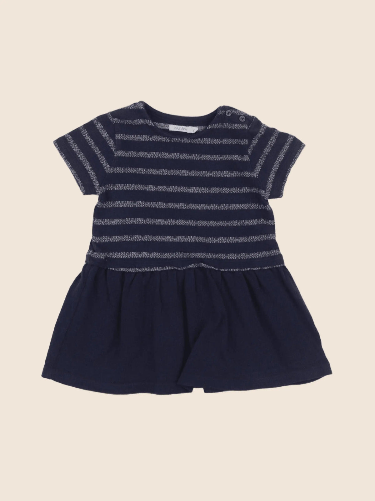 Boutchou - robe bleu - 12 mois