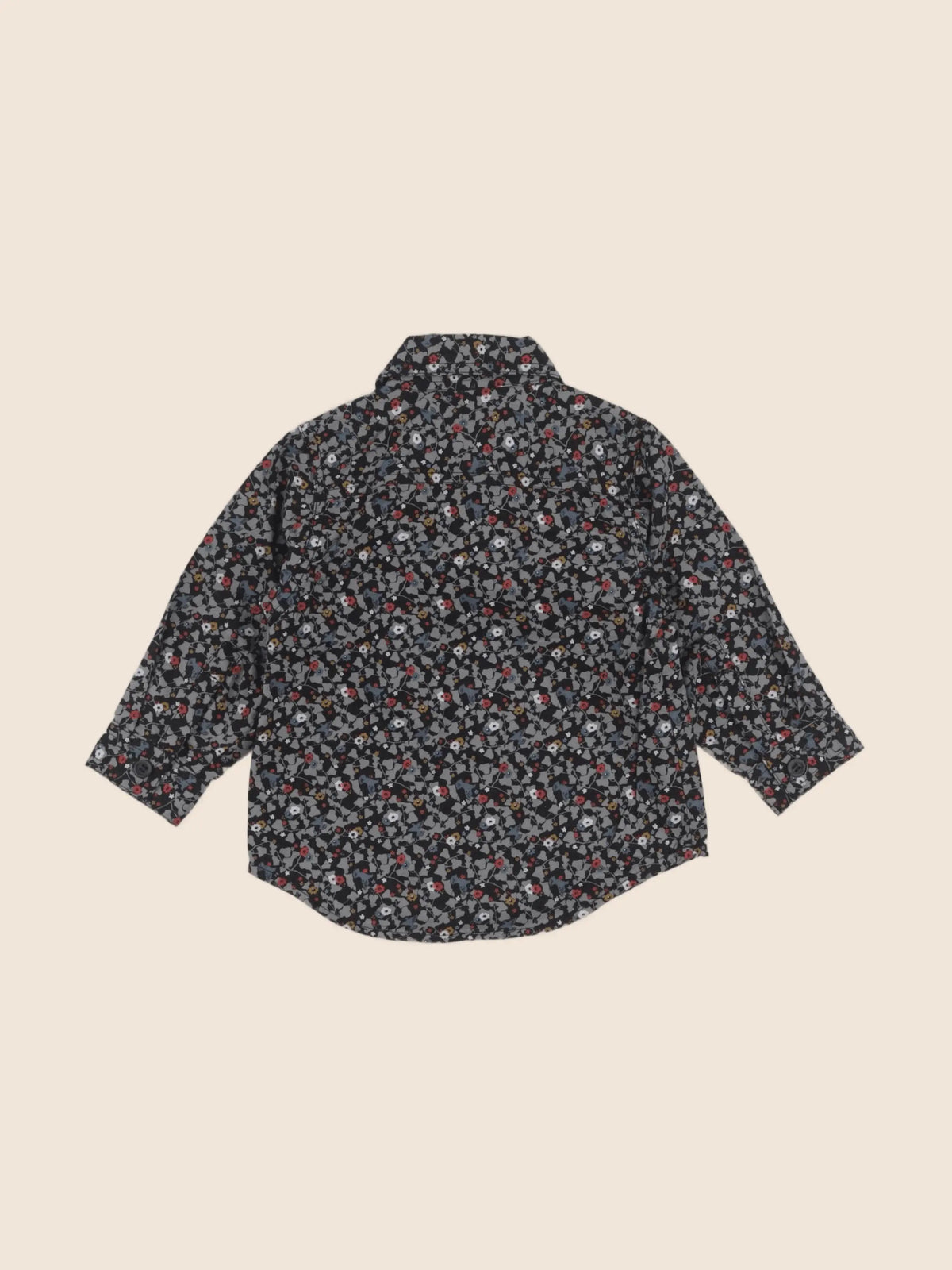Petit Bateau - chemise multicolore - 12 mois
