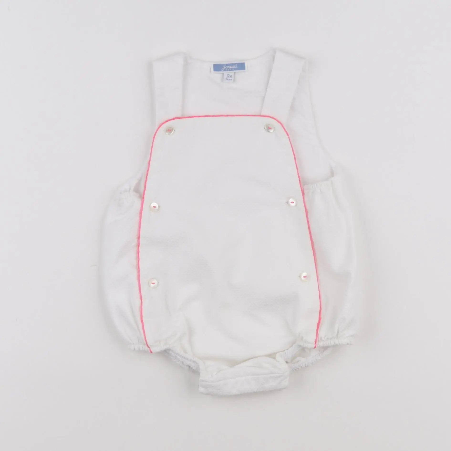 Jacadi - combinaison blanc - 12 mois