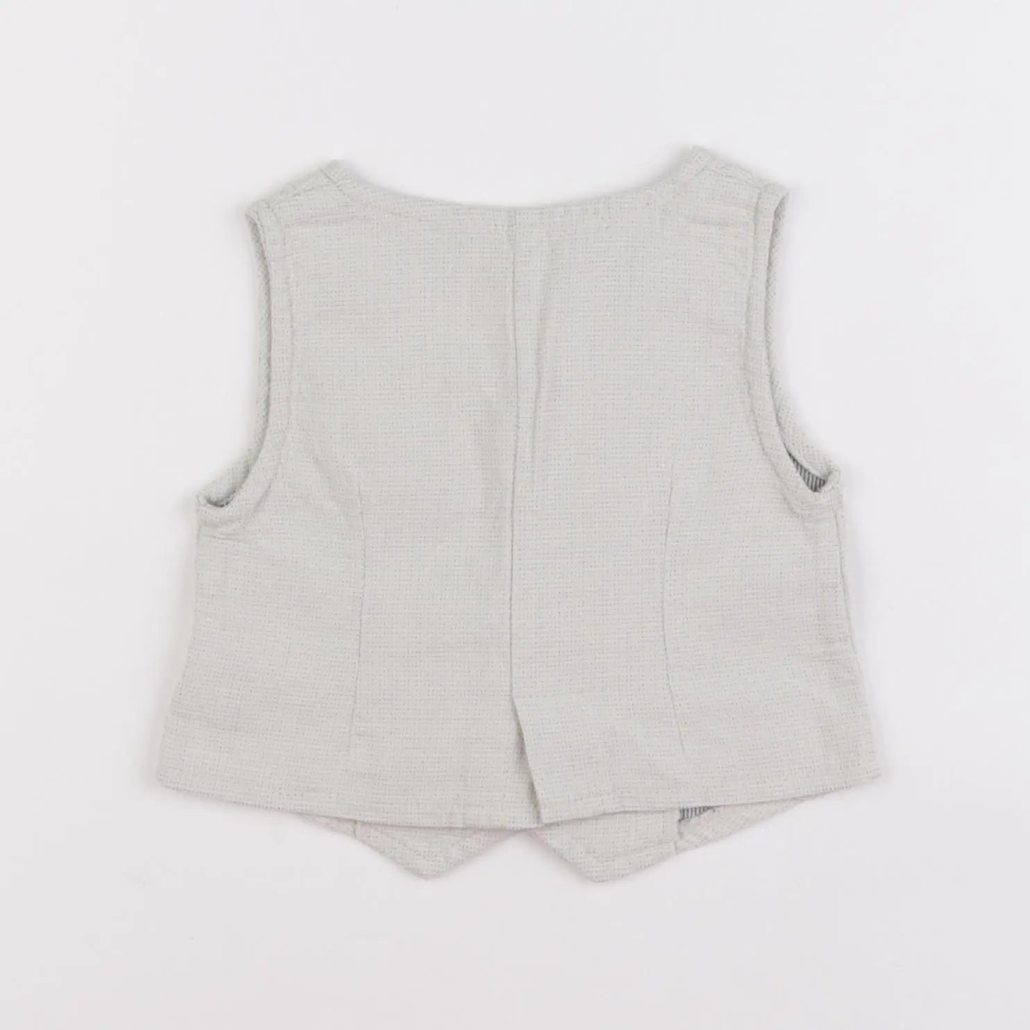 Vertbaudet - gilet beige - 9 mois