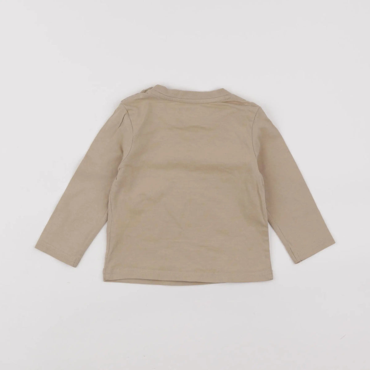 Vertbaudet - tee-shirt marron - 9 mois