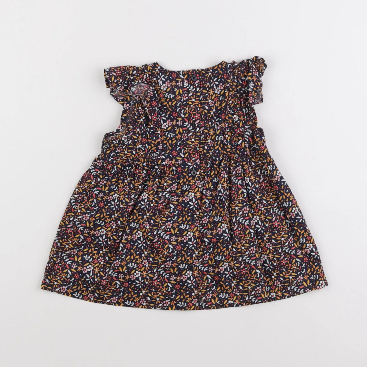 Vertbaudet - robe multicolore - 6 mois
