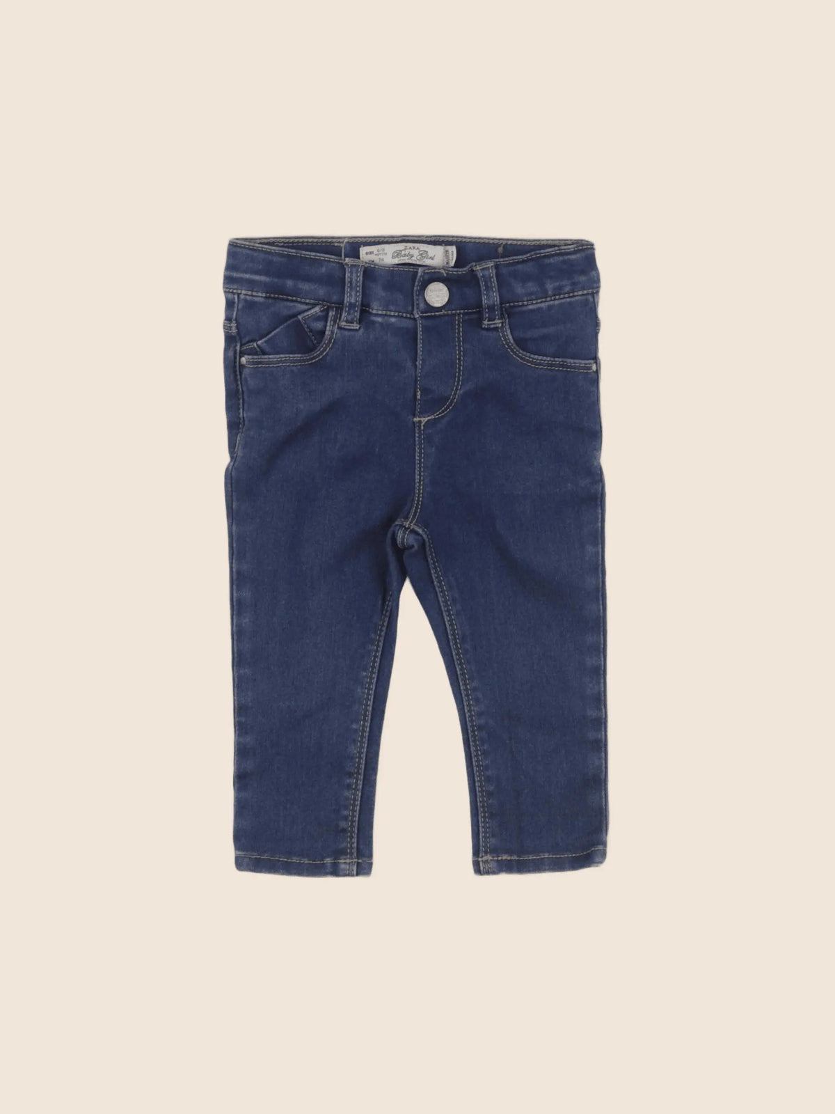 Zara - jean bleu - 6/9 mois