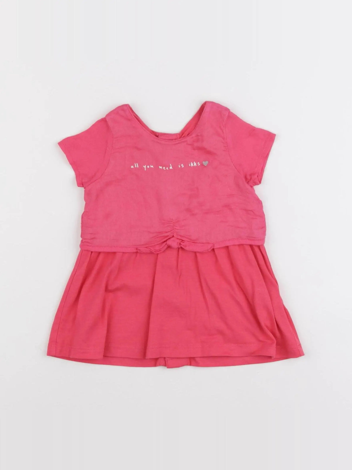 IKKS - robe rose - 3 mois