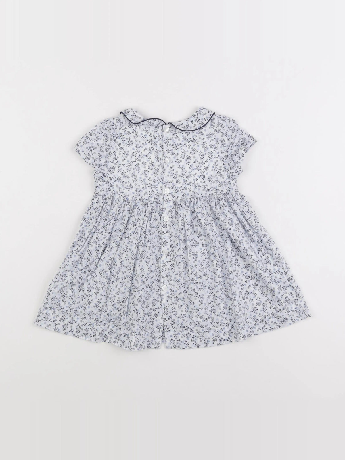 Jacadi - robe bleu - 12 mois