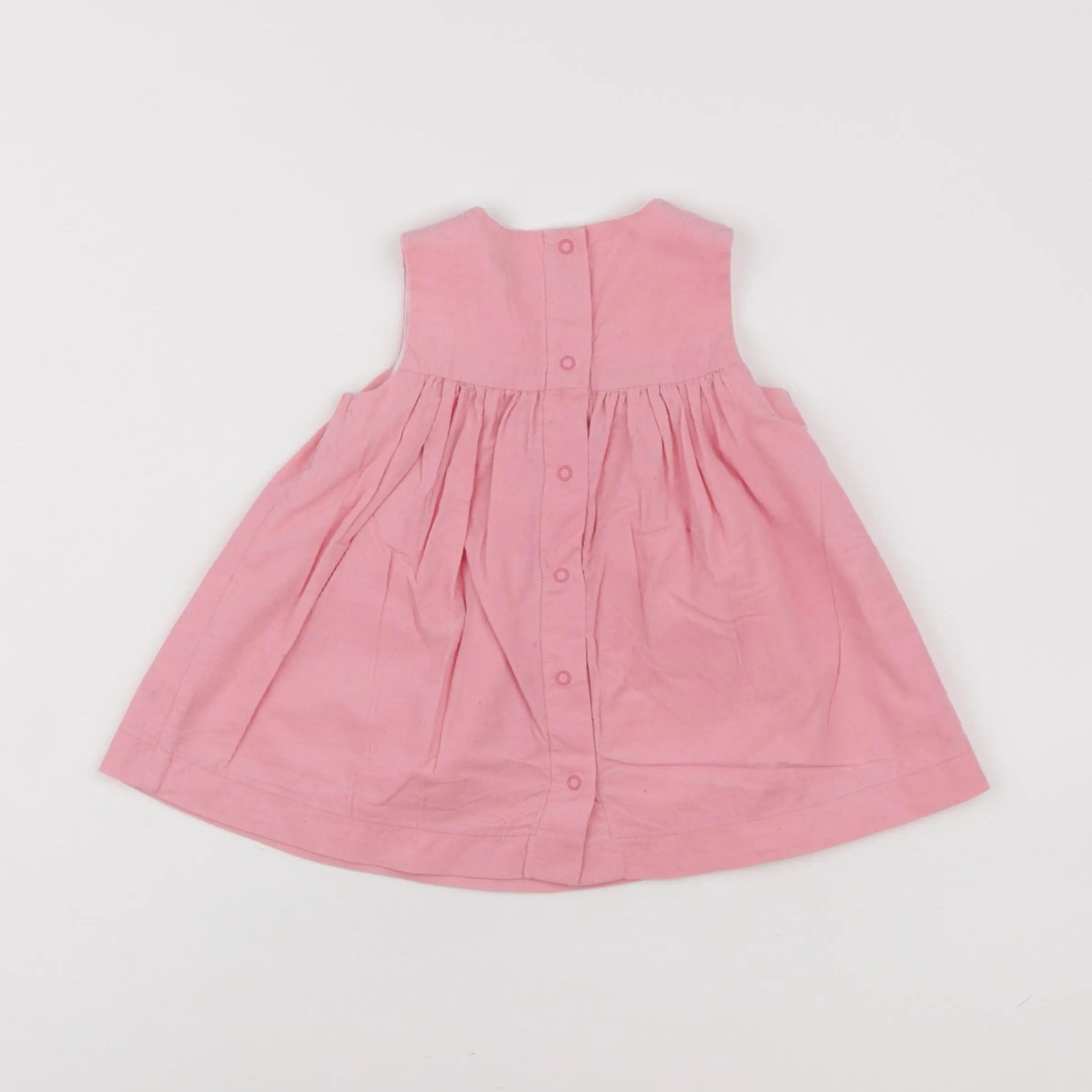 Petit Bateau - robe rose - 12 mois