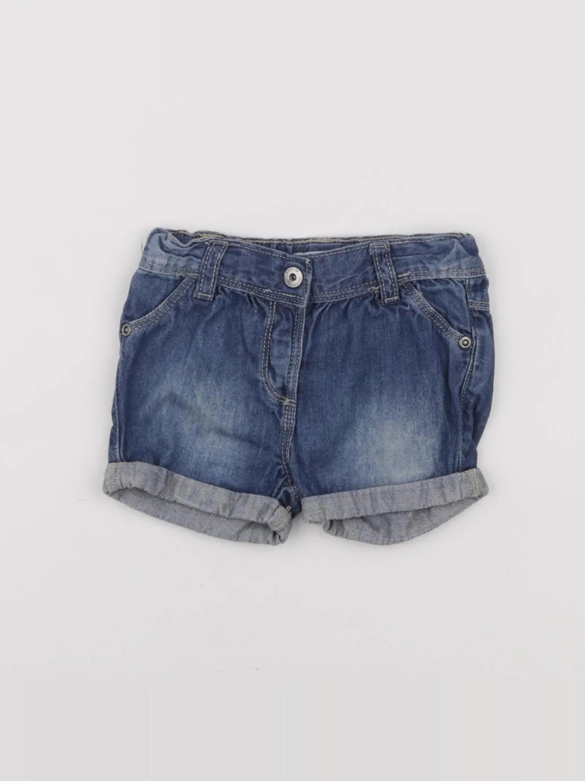 Vertbaudet - short bleu - 12 mois
