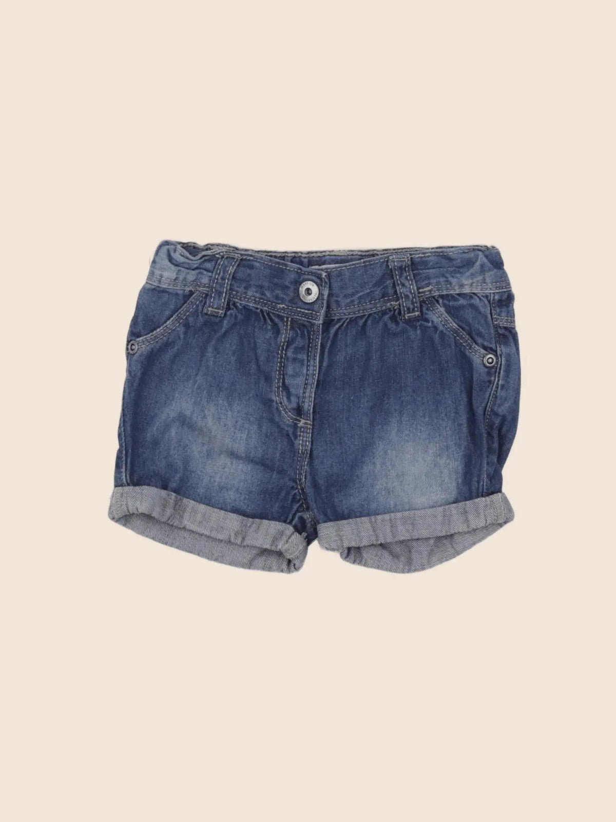 Vertbaudet - short bleu - 12 mois
