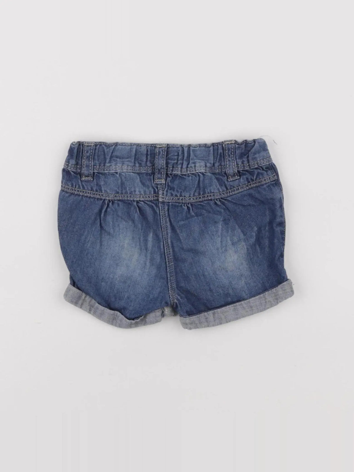 Vertbaudet - short bleu - 12 mois