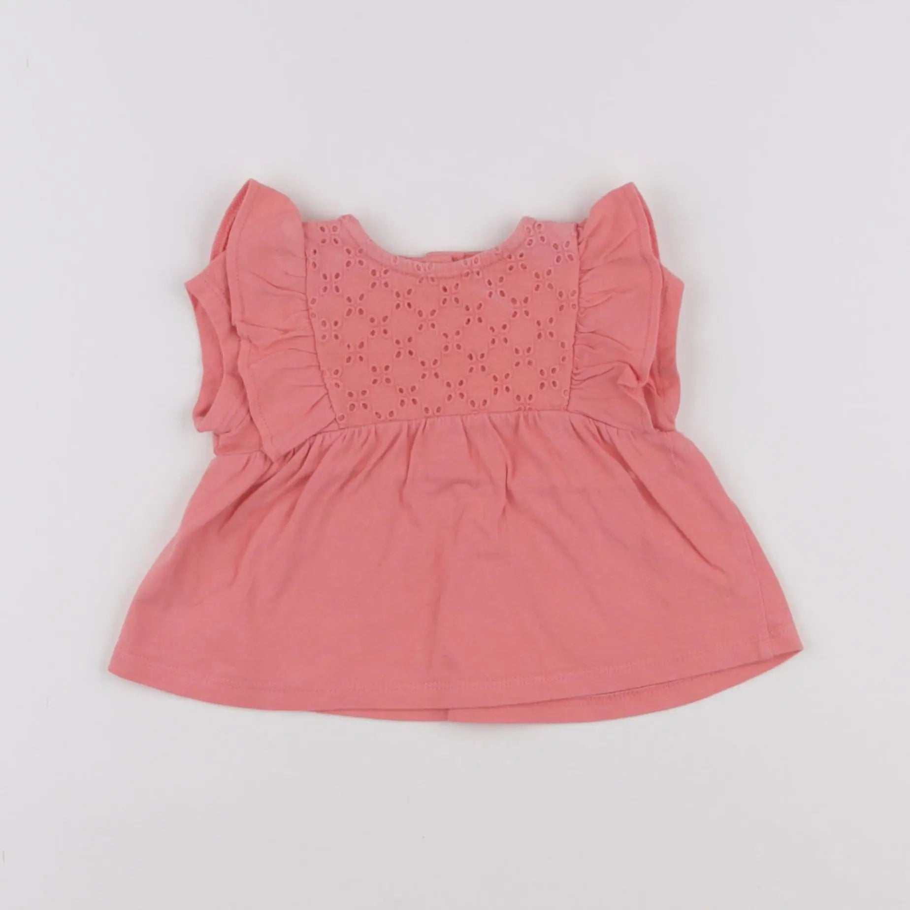 Vertbaudet - tee-shirt rose - 6 mois
