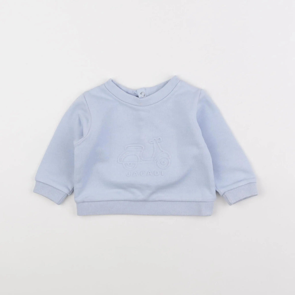 Jacadi - sweat bleu - 6 mois