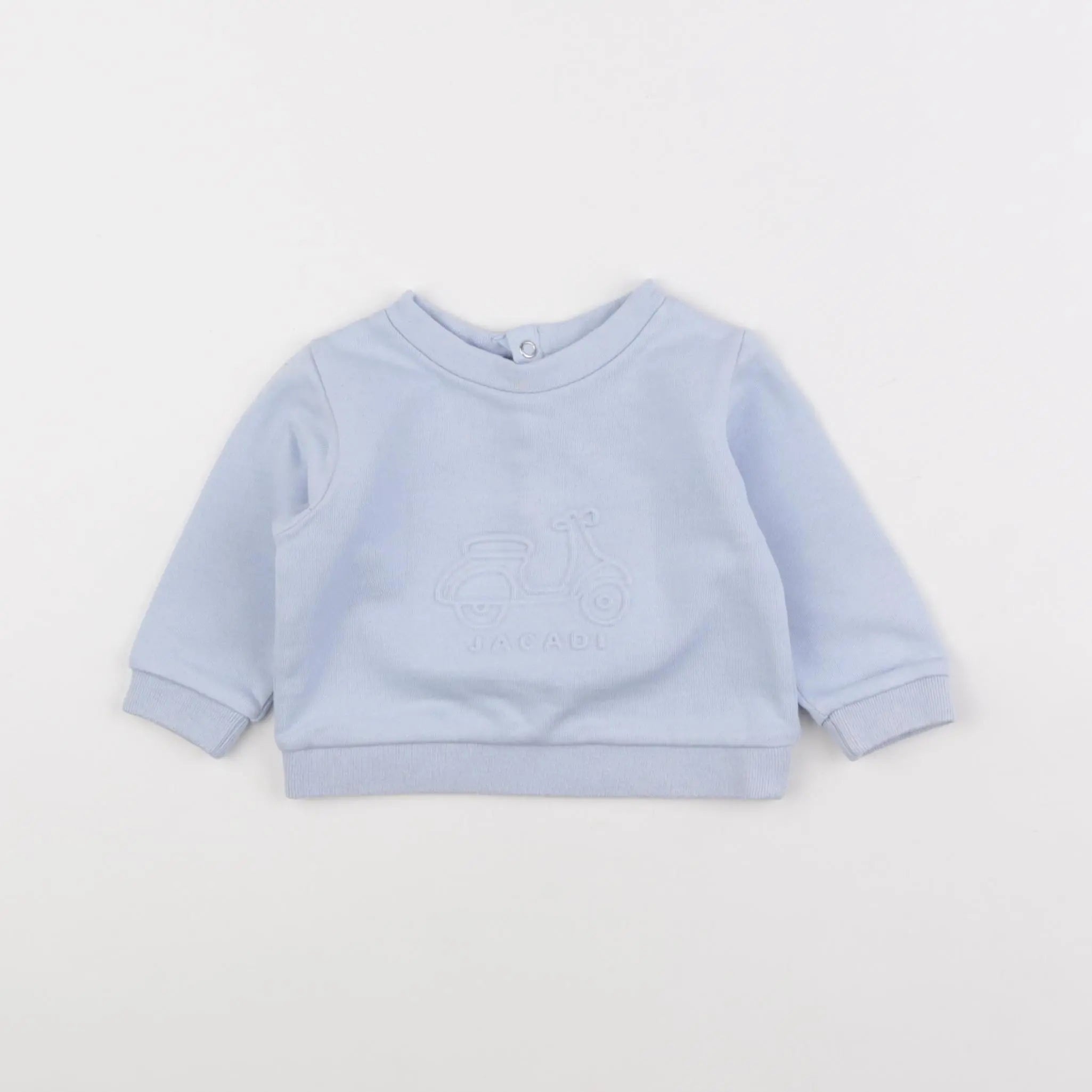 Jacadi - sweat bleu - 6 mois