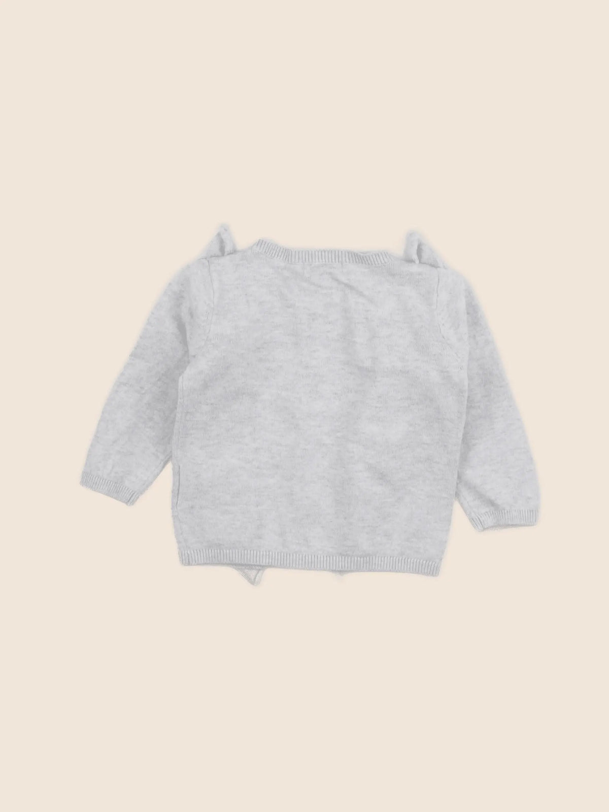 Vertbaudet - gilet gris - 6 mois