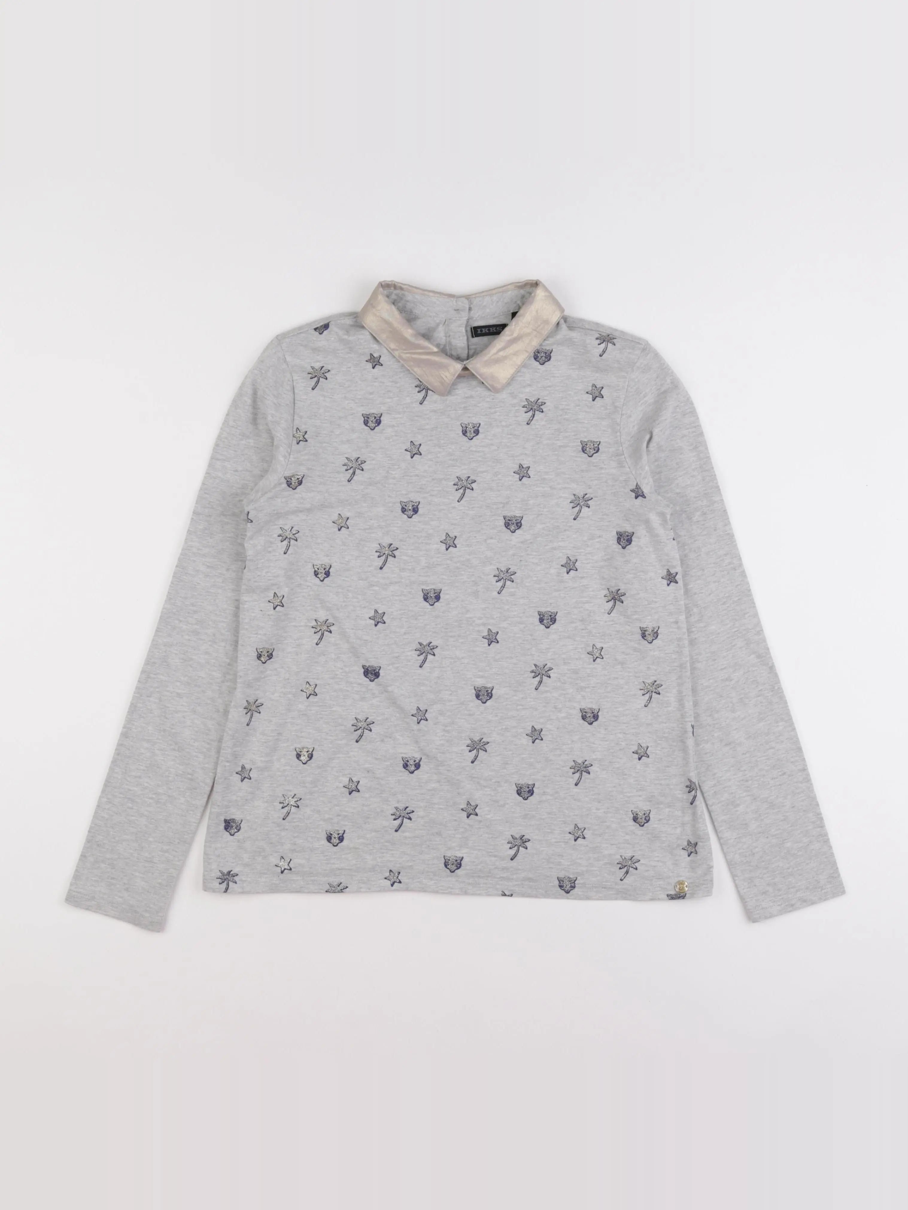 IKKS - tee-shirt gris - 12 ans