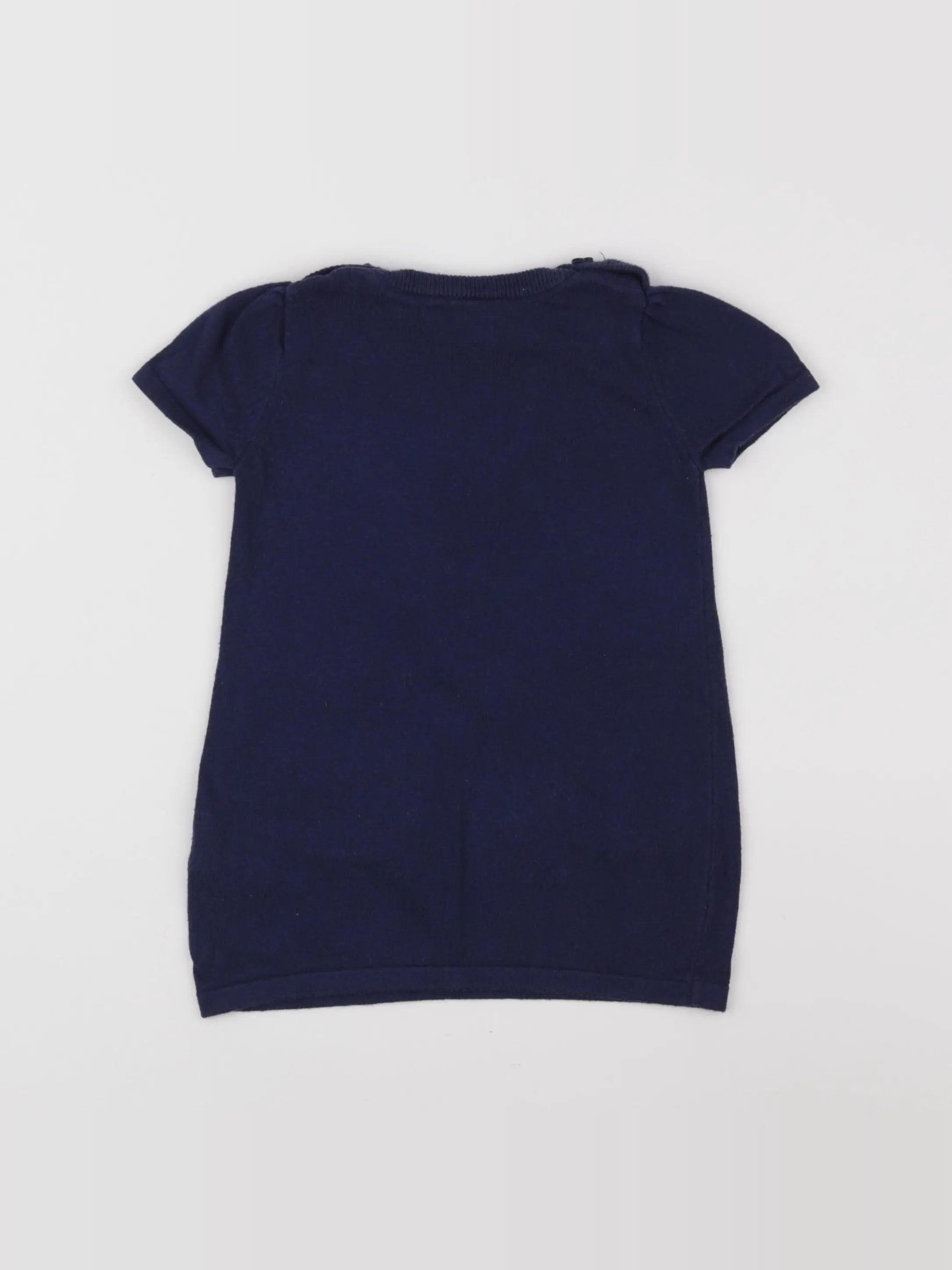 H&M - robe bleu - 12 mois