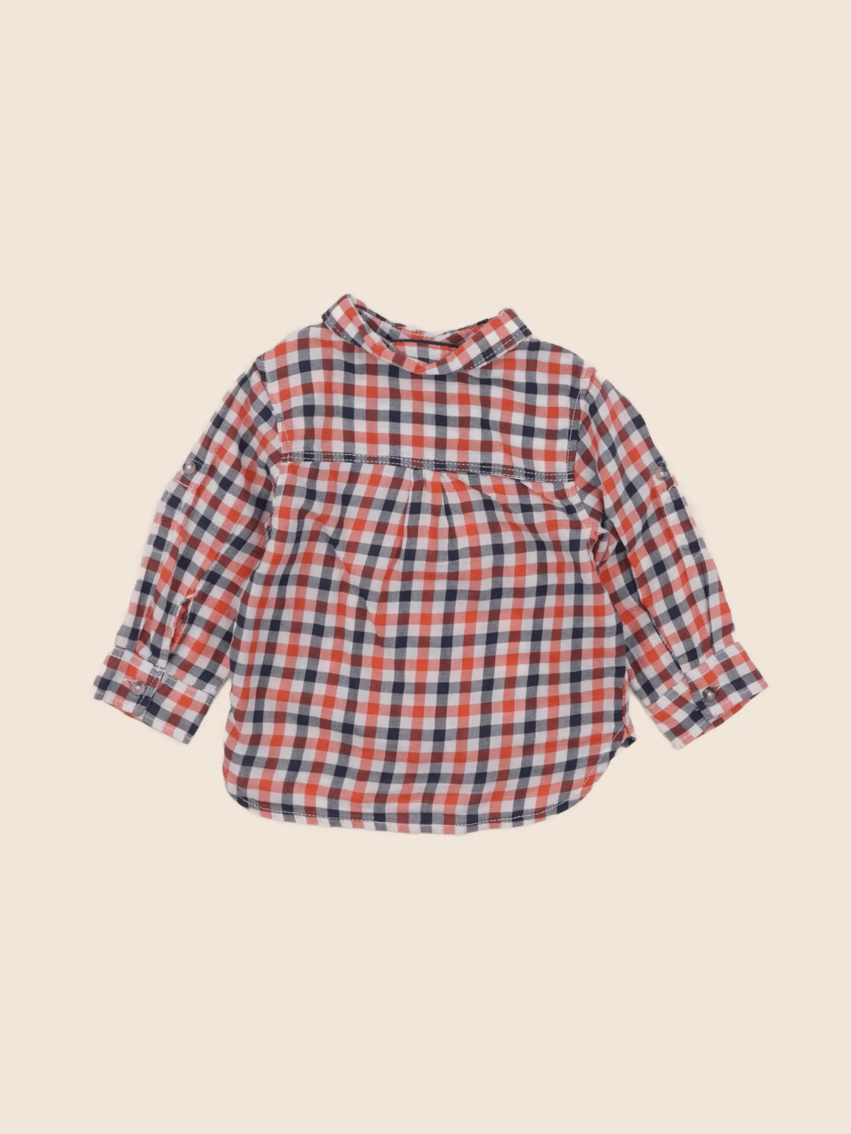 Tape à l'oeil - chemise bleu, orange - 12 mois