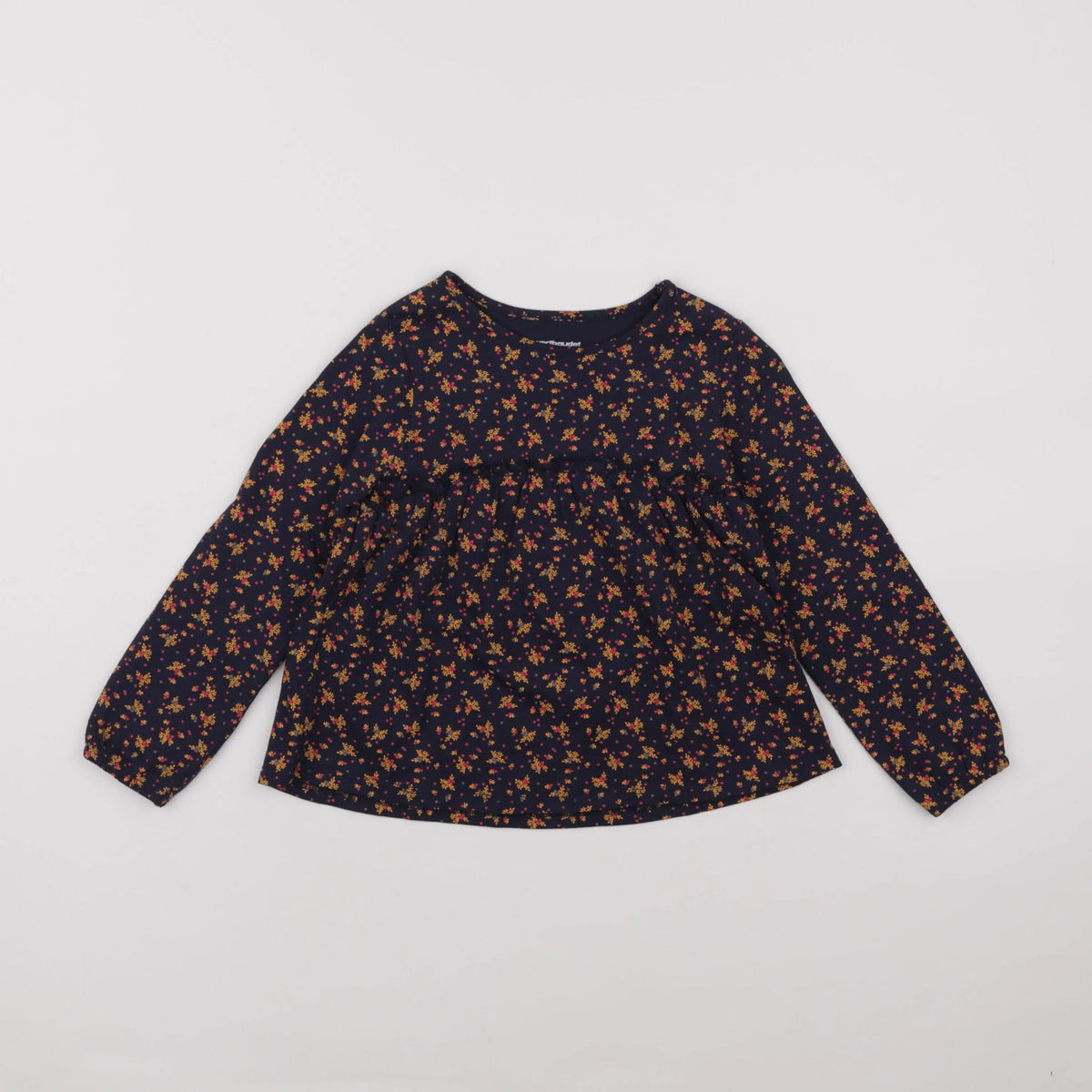 Vertbaudet - tee-shirt bleu - 4 ans