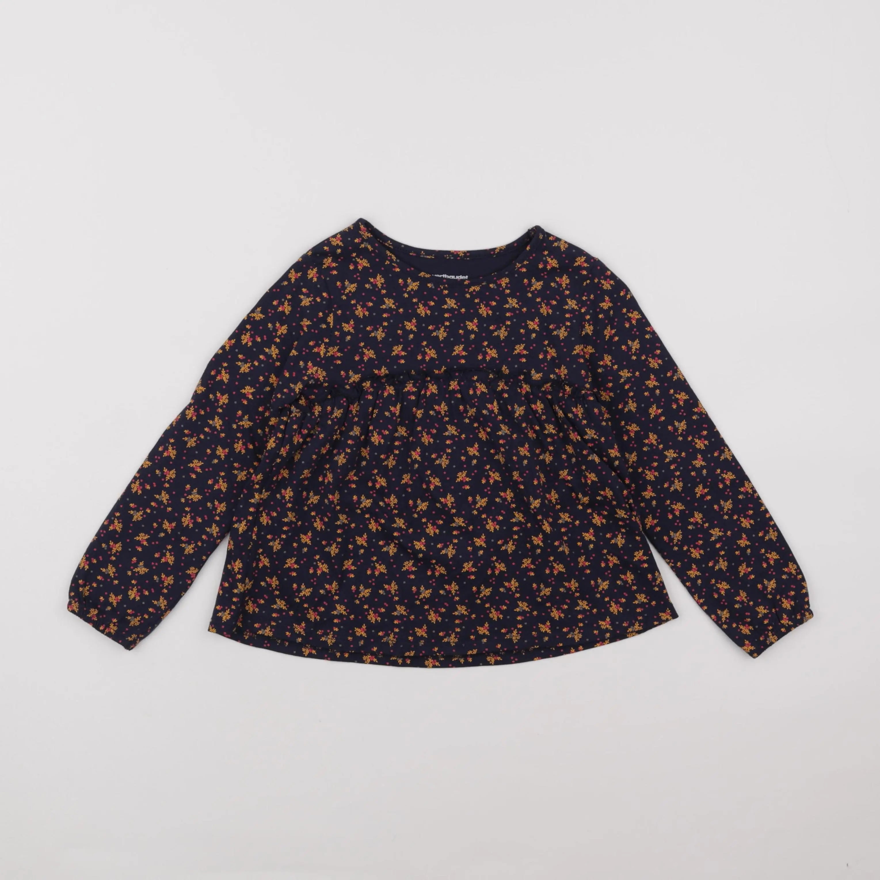 Vertbaudet - tee-shirt bleu - 4 ans
