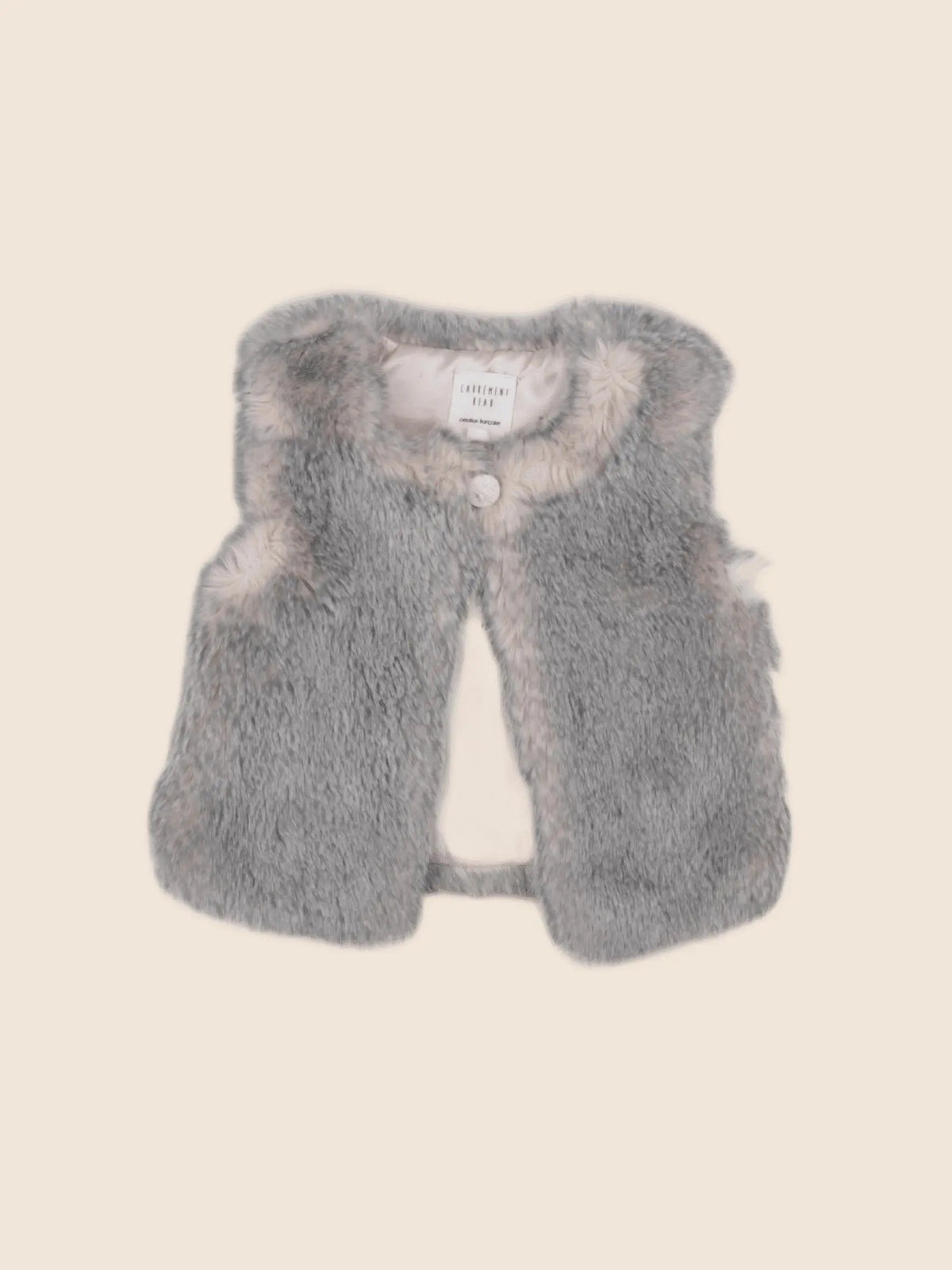 Carrément Beau - gilet gris - 6 mois