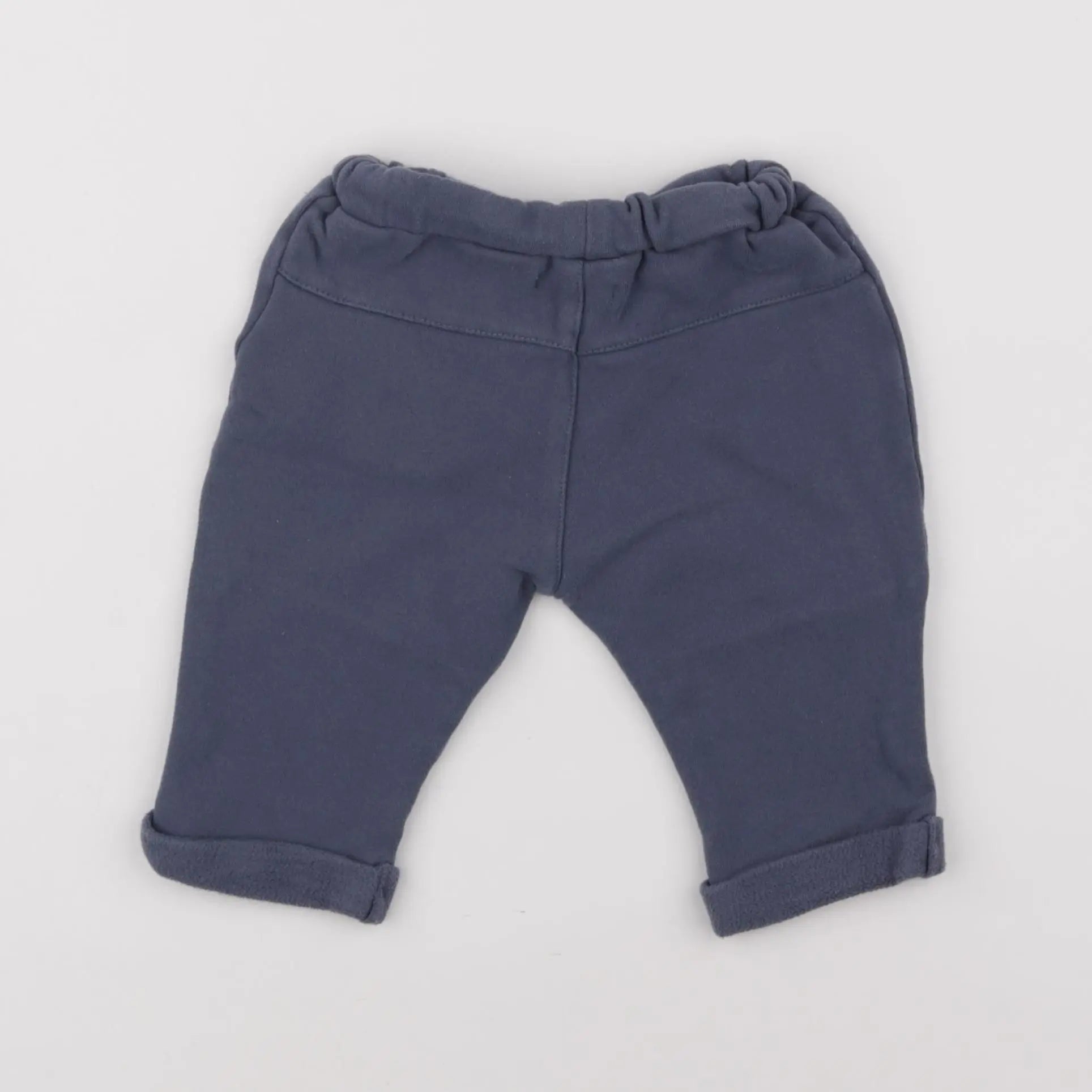Vertbaudet - pantalon bleu - 12 mois