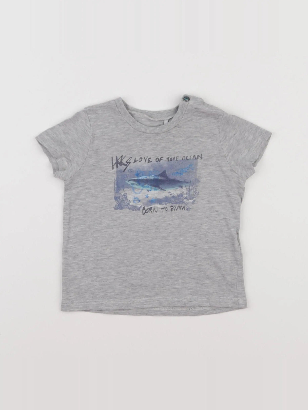 IKKS - tee-shirt gris - 12 mois