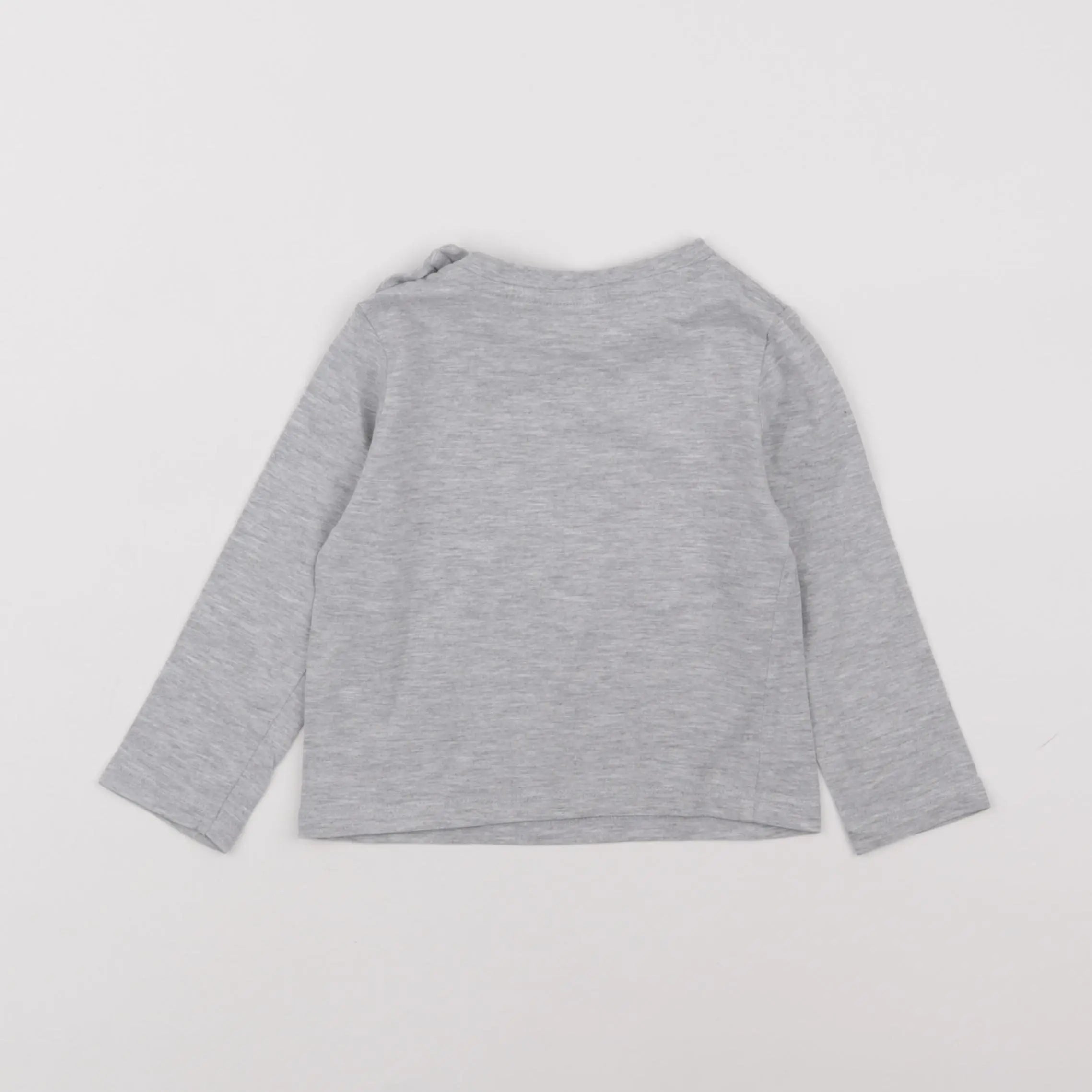 Vertbaudet - tee-shirt gris - 18 mois