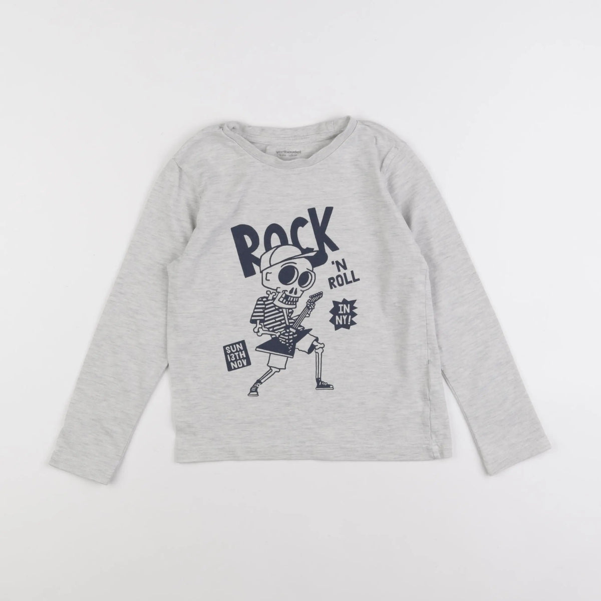 Vertbaudet - tee-shirt gris - 3 ans
