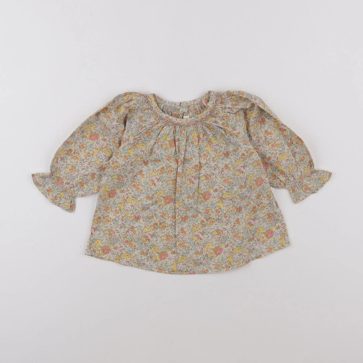Jacadi - robe liberty multicolore - 6 mois
