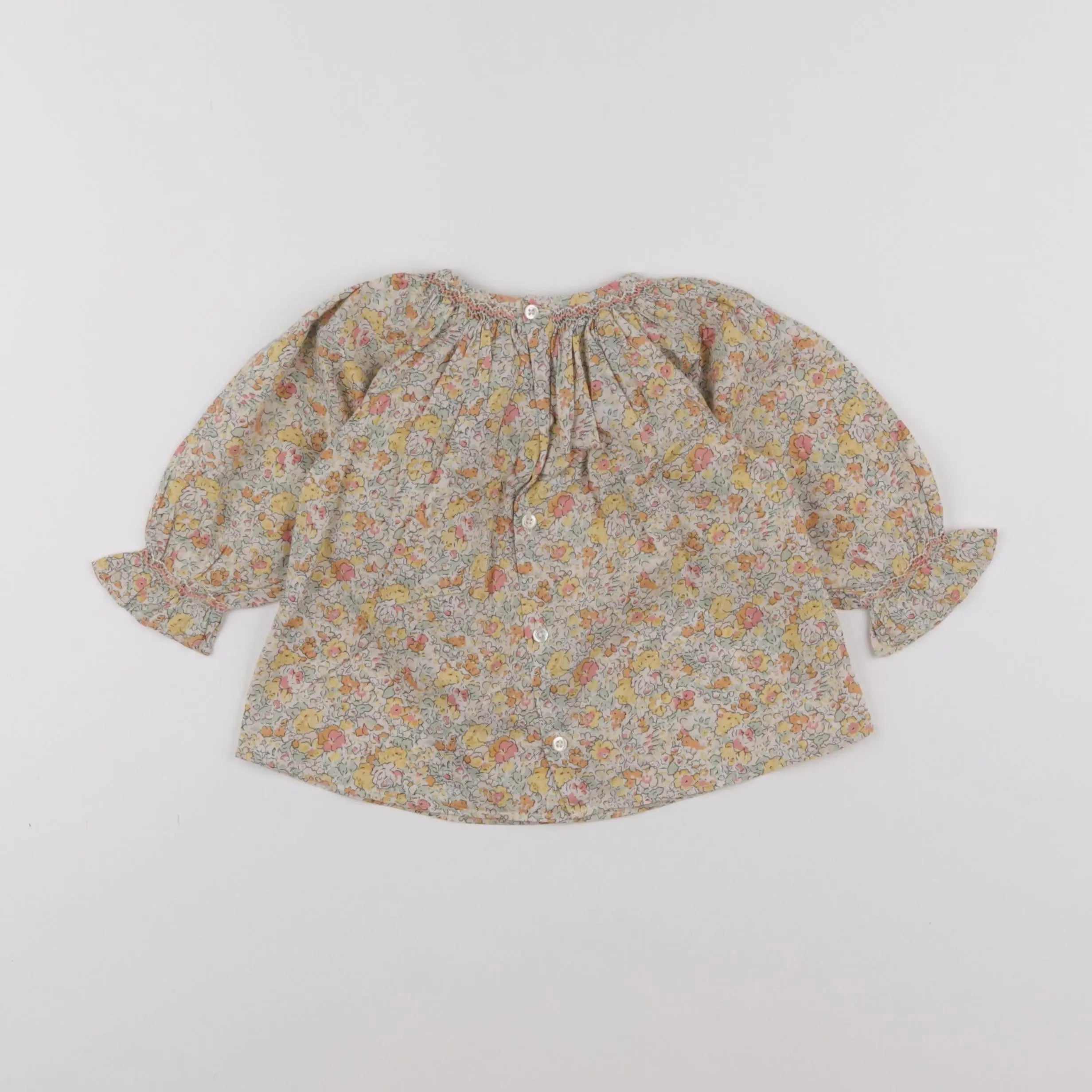 Jacadi - robe liberty multicolore - 6 mois