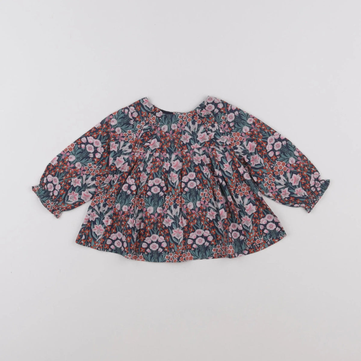 Jacadi - blouse liberty multicolore - 6 mois