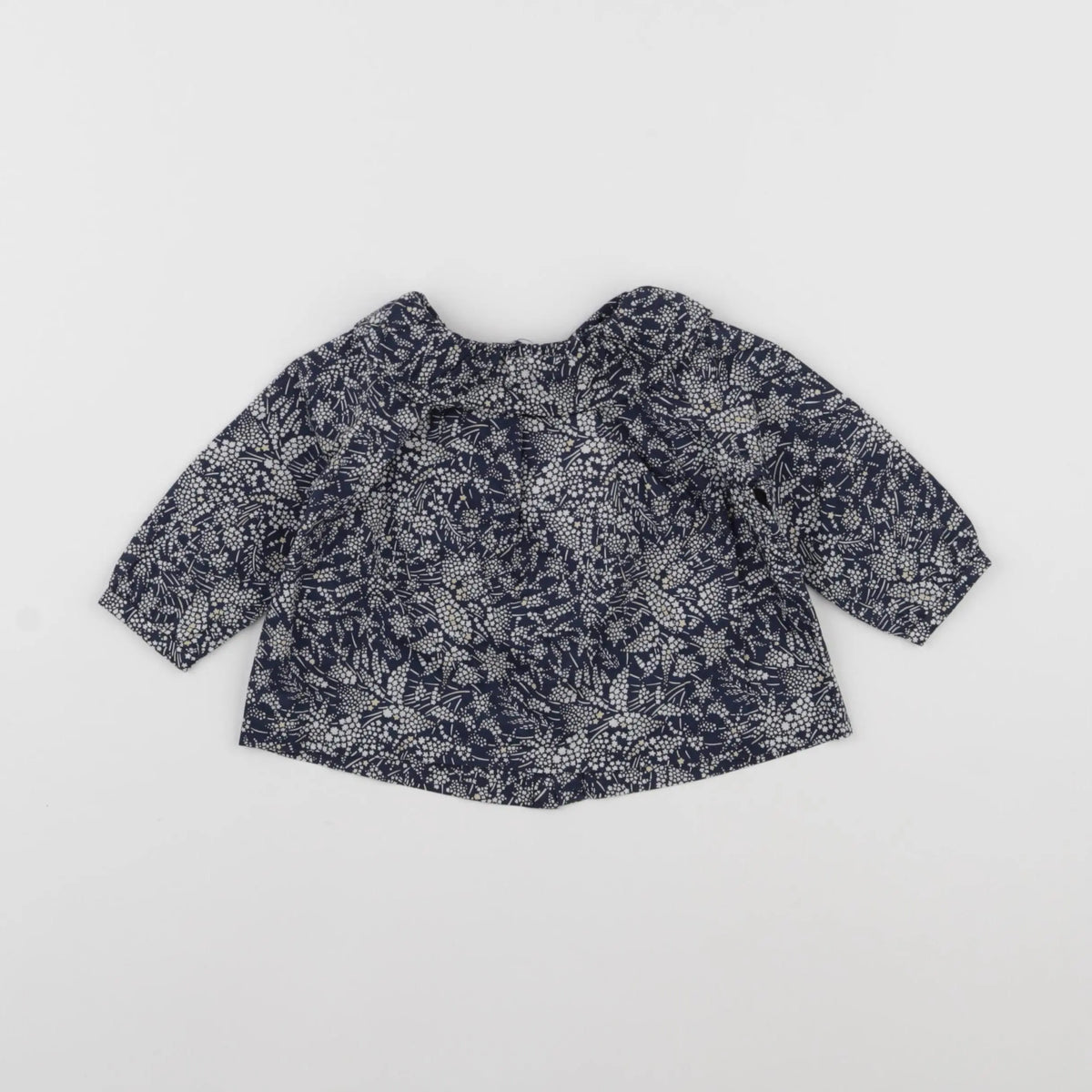 Jacadi - blouse liberty bleu - 6 mois